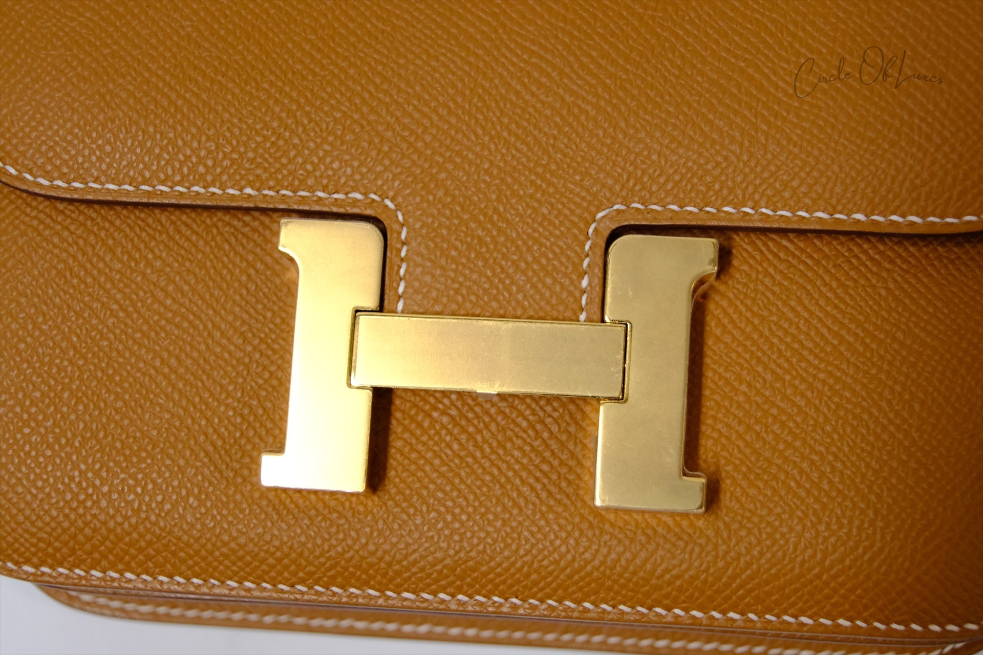 HERMES CONSTANCE MINI GOLD ON GHW