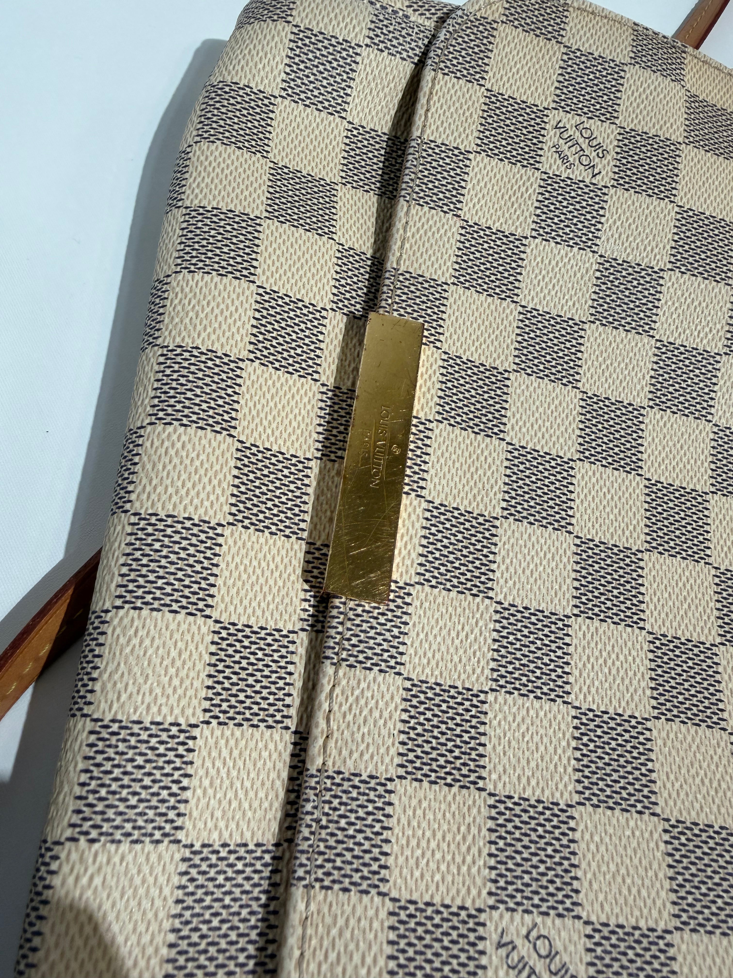 LOUIS VUITTON FAVORITE MM DAMIER AZUR