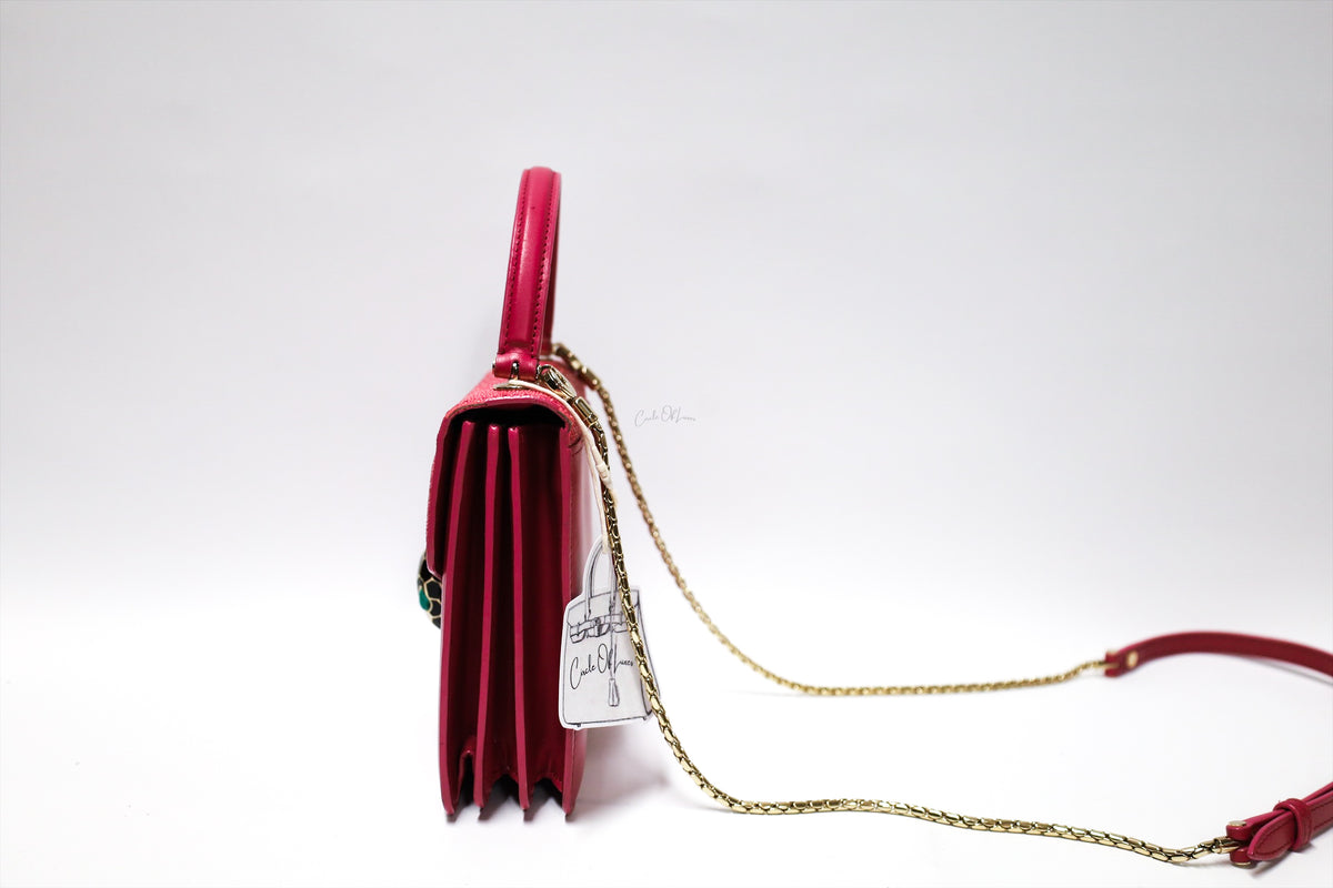 BVLGARI SERPENTI FOREVER TOP HANDLE BAG