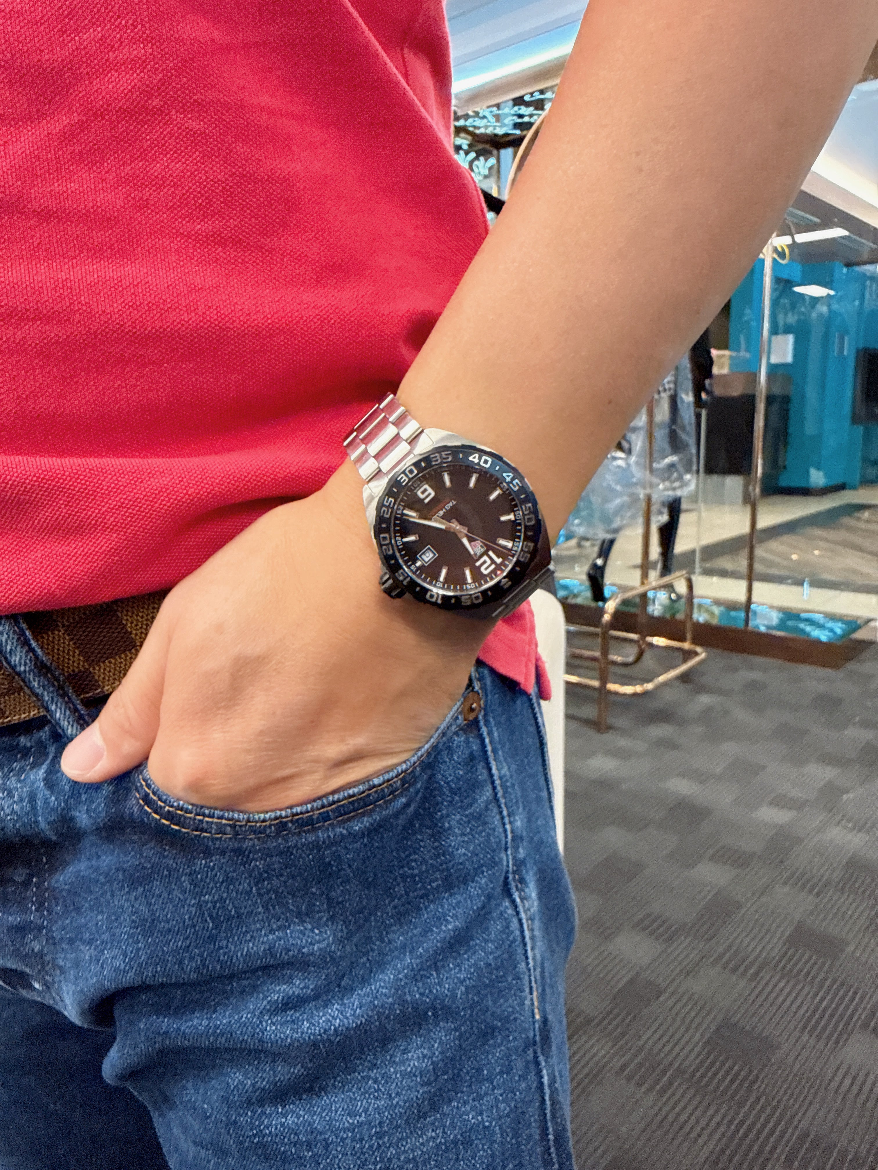 TAGHEUER FORMULAR 1 WATCH 
QUARTZ ,41mm ,Steel