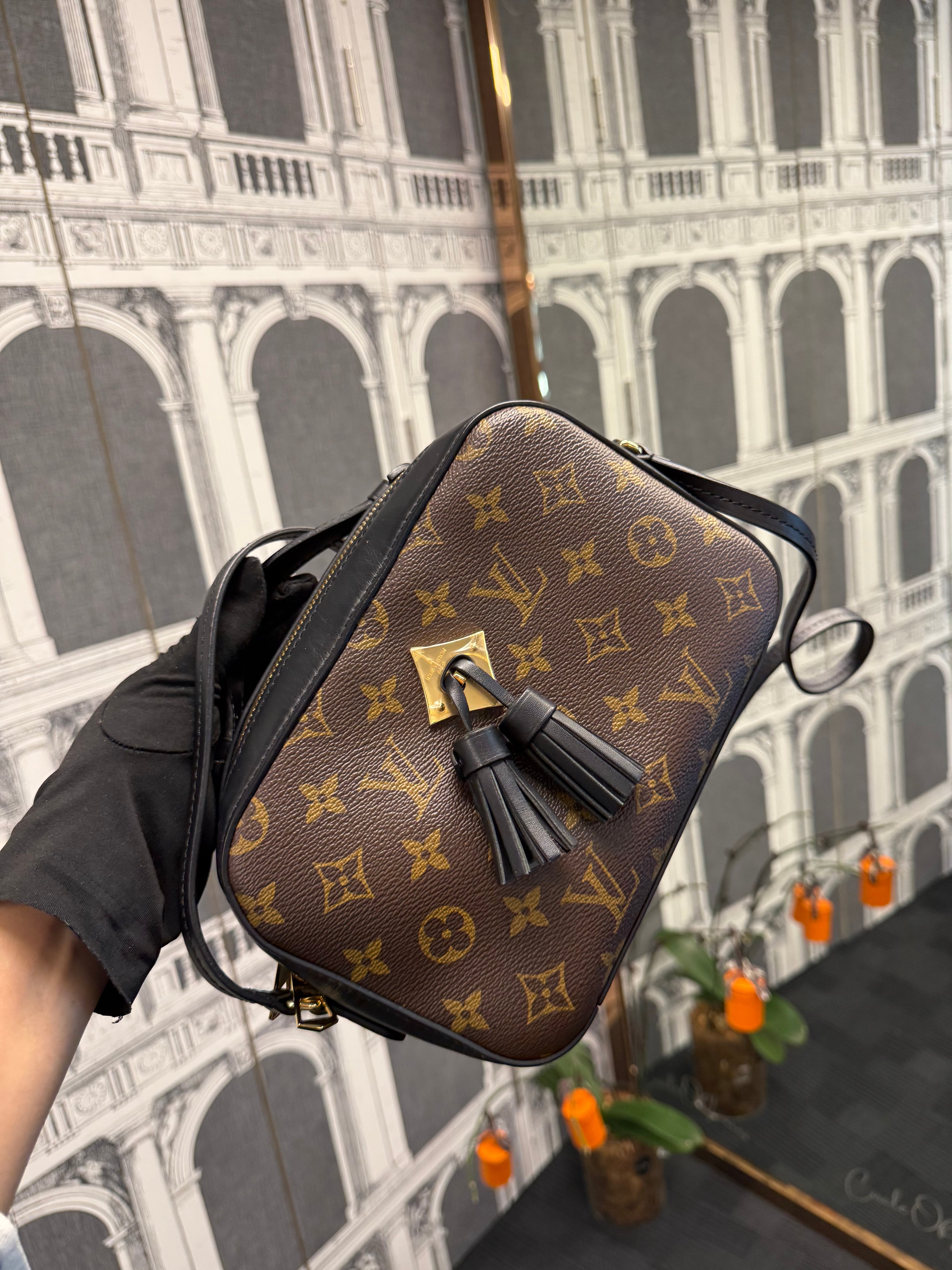 LOUIS VUITTON SAINTONGE MONOGRAM NOIR