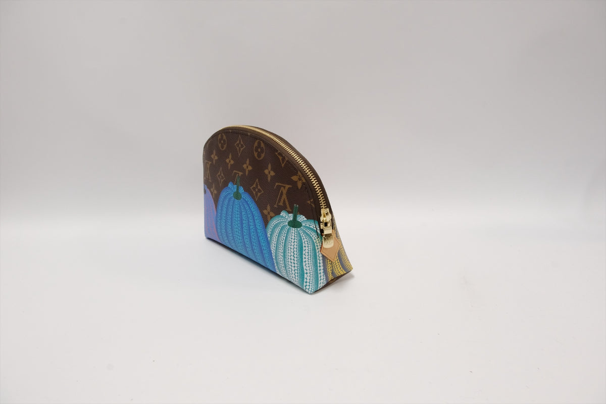LOUIS VUITTON X YAYOI KUSAMA “PUMKIN” COSMETIC POUCH SIZE GM