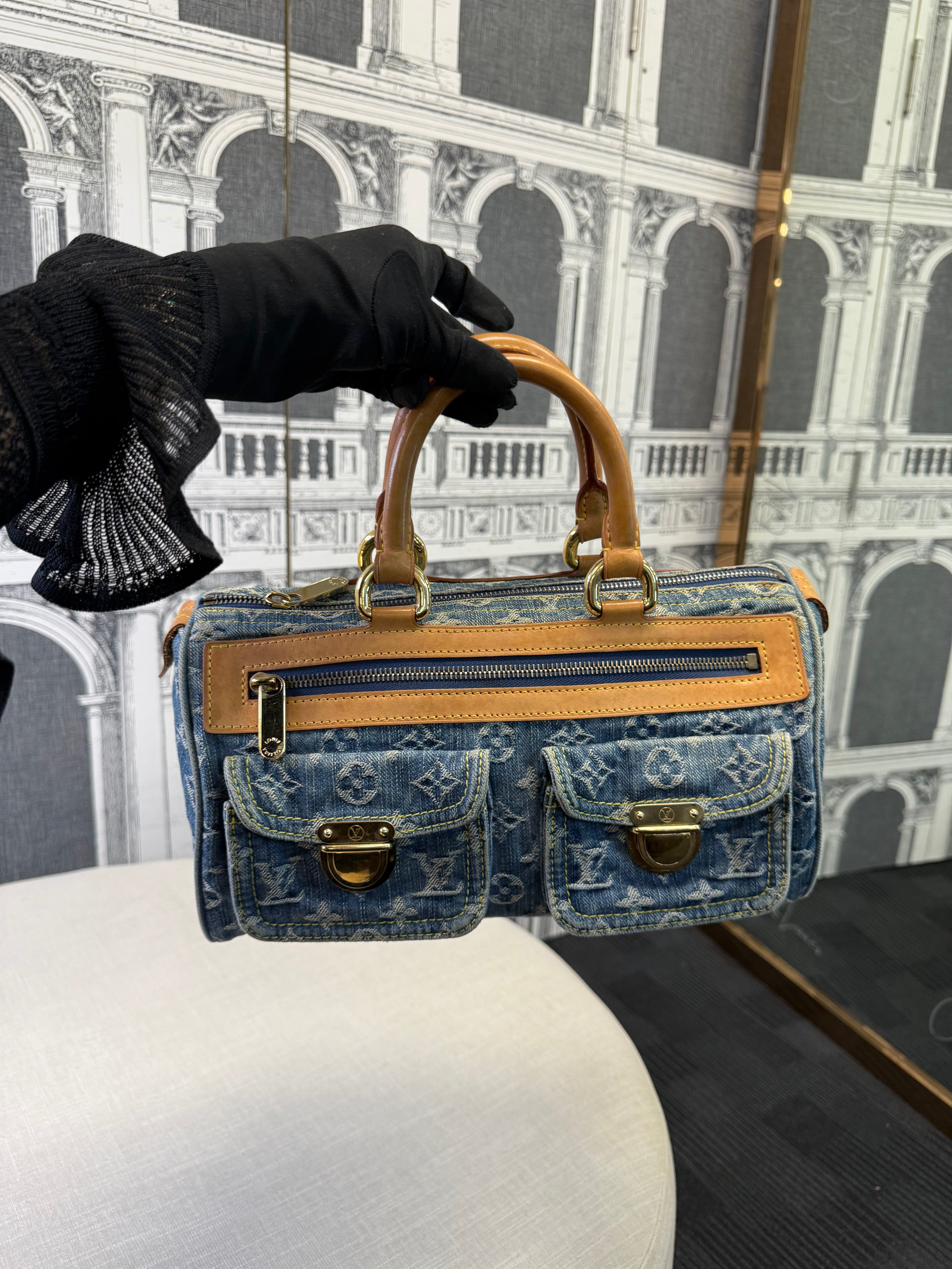 LOUIS VUITTON SPEEDY NOE  DENIM