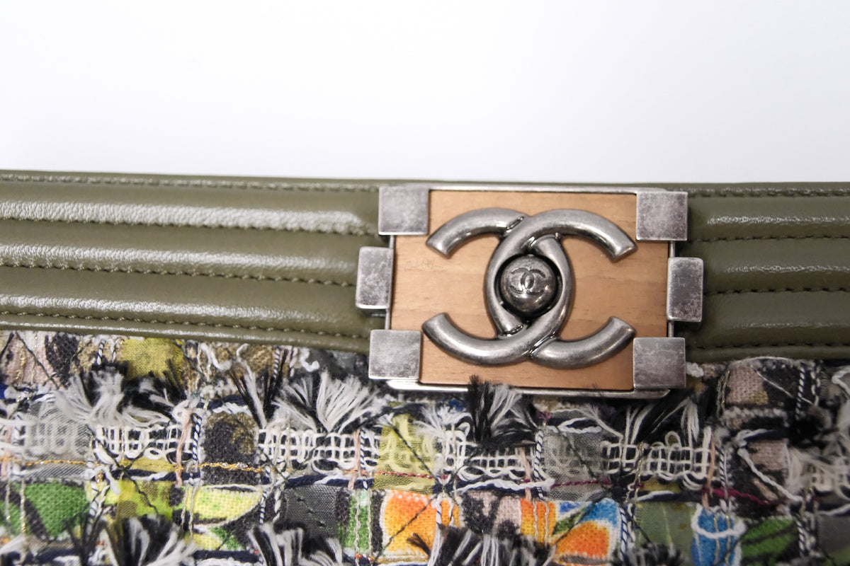 CHANEL OLD MEDIUM BOY TWEED RHW