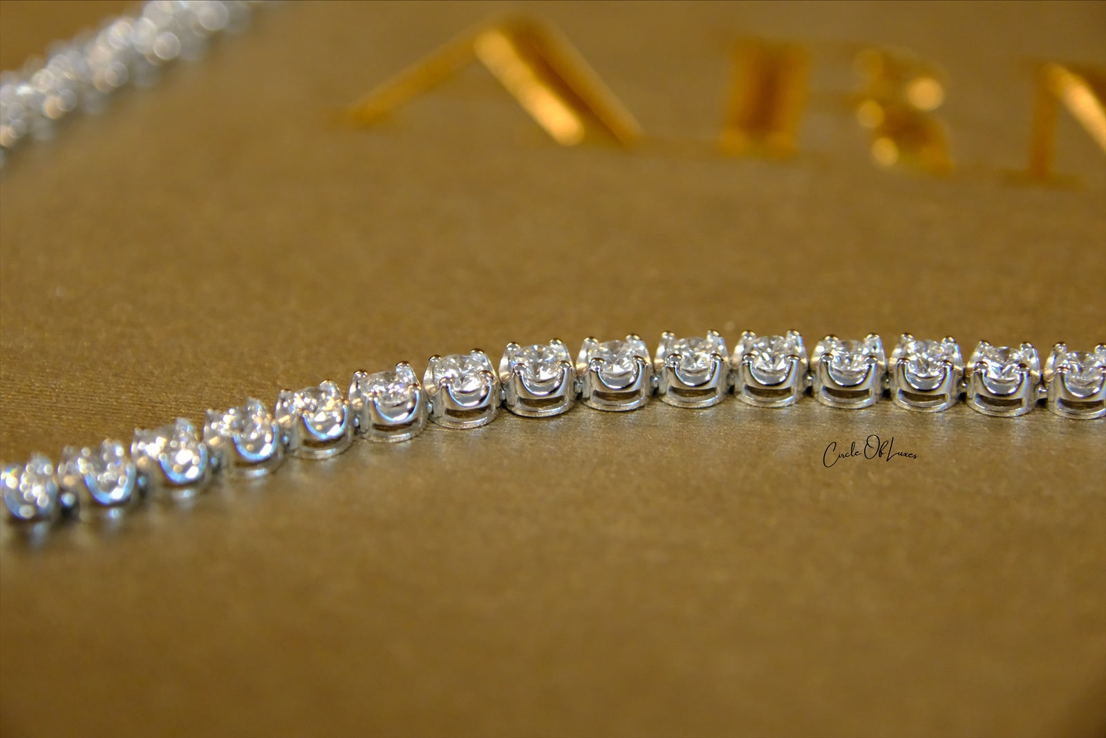 TENNIS NECKLACE DIAMONDS WHITE  GOLD