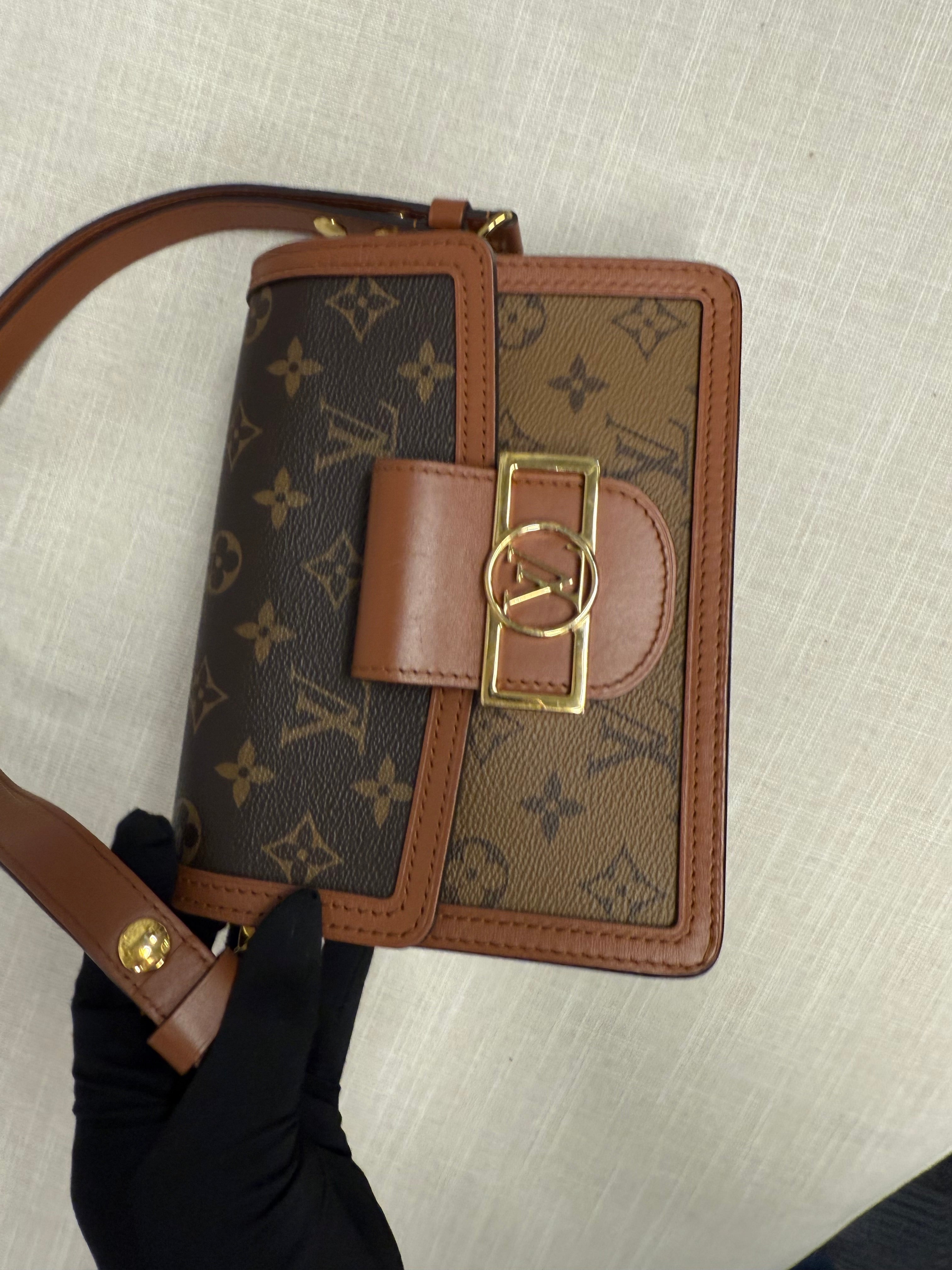 LOUIS VUITTON MINI DAUPHINE MONOGRAM REVERSE