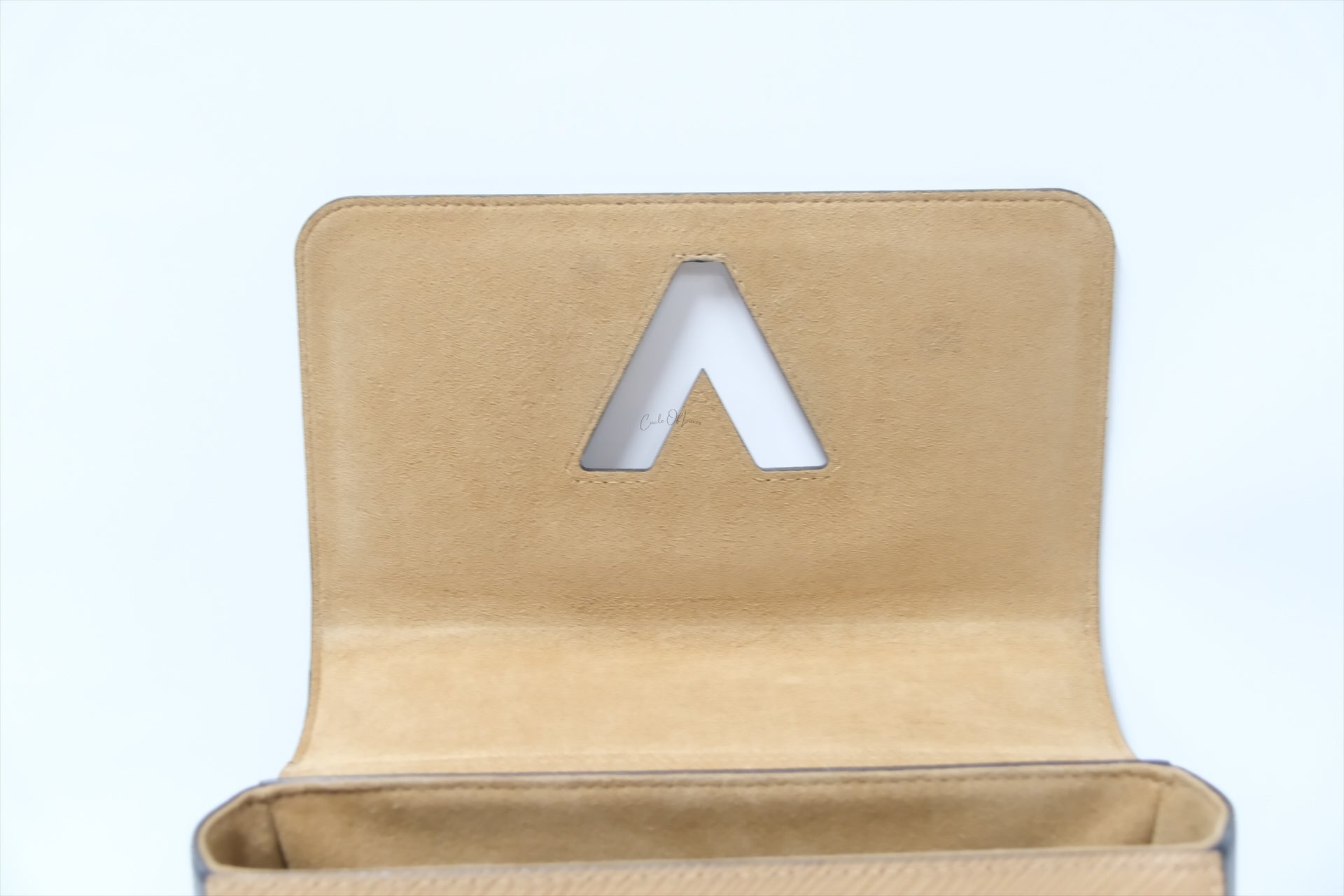 LOUIS VUITTON TWIST MM CAMEL/BACK GHW
