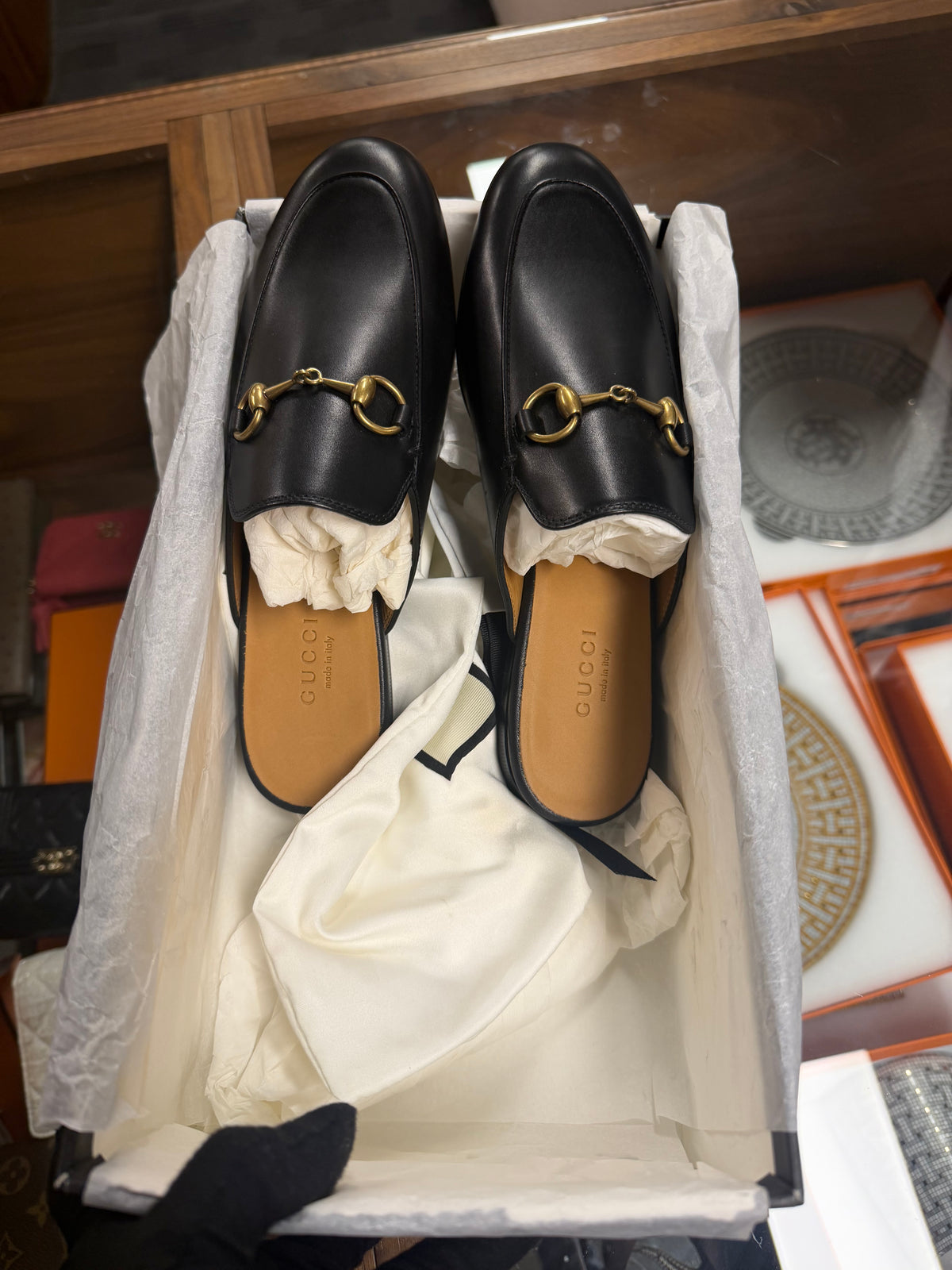 NEW GUCCI LOAFER BLACK 35