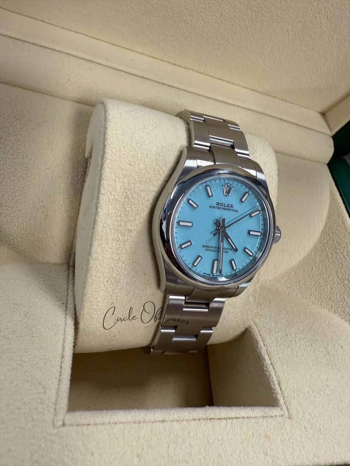 ROLEX  TIFFANY OYSTER PERPETUAL 31mm
