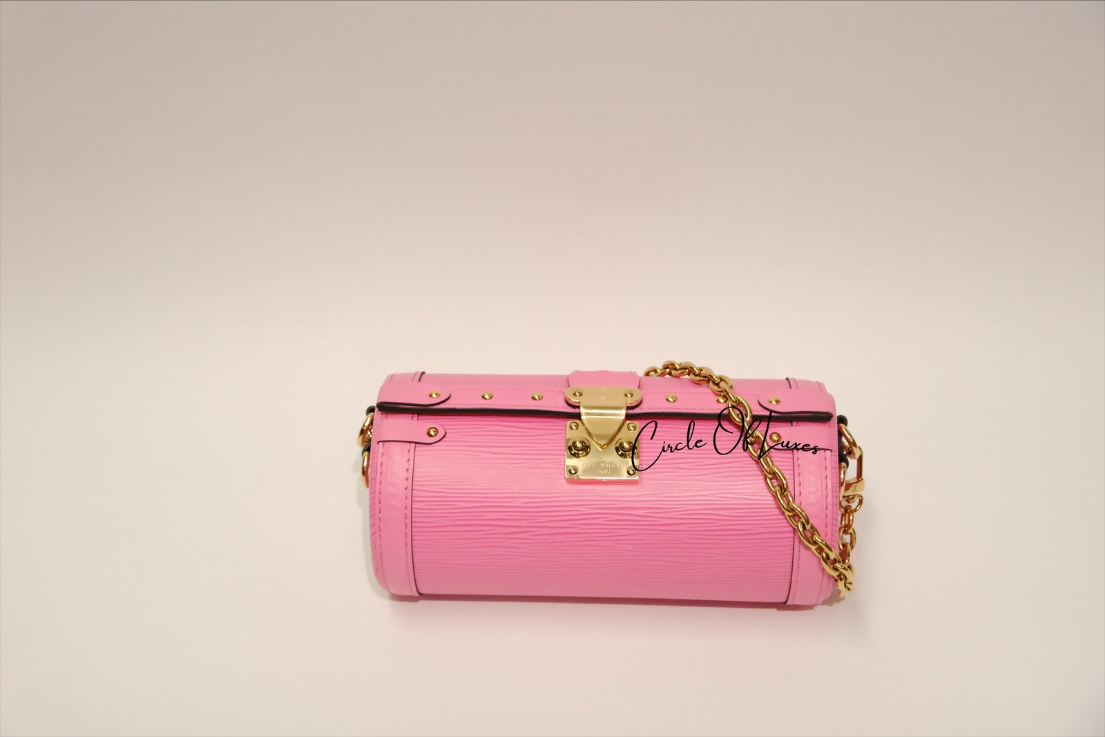 LOUIS VUITTON  PINK PAPILLON EPI GHW