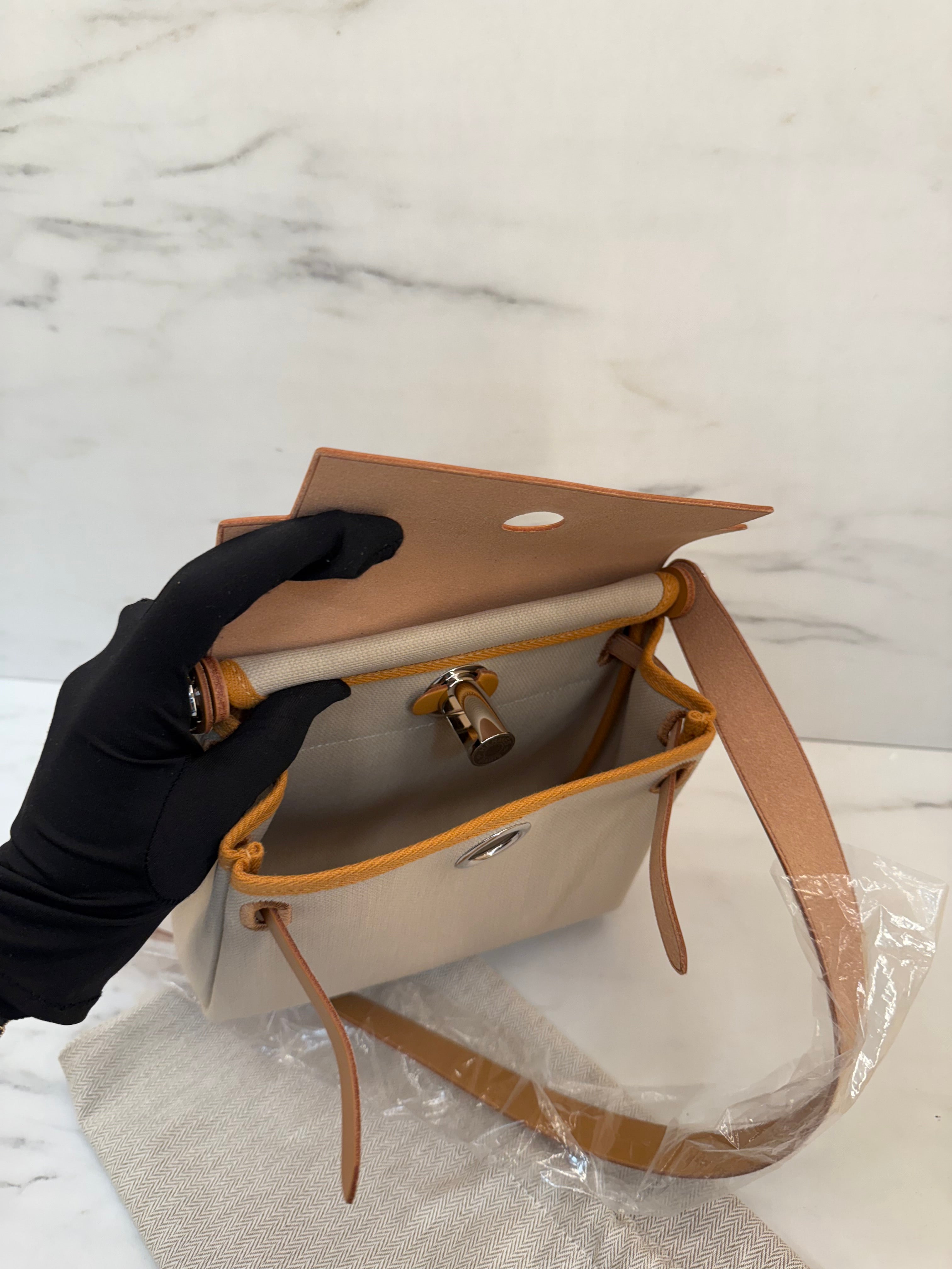 HERMES HERBAG MINI STAMP W