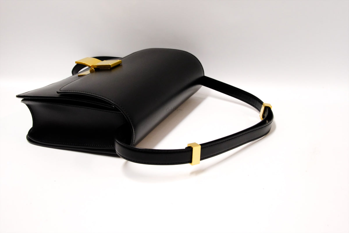 CELINE BLACK CLASSIC BOX BLACK GHW