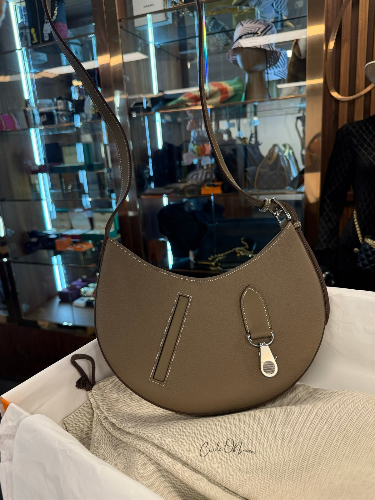 HERMES SAC PETIT ARCON TOGO ETOUPE PHW