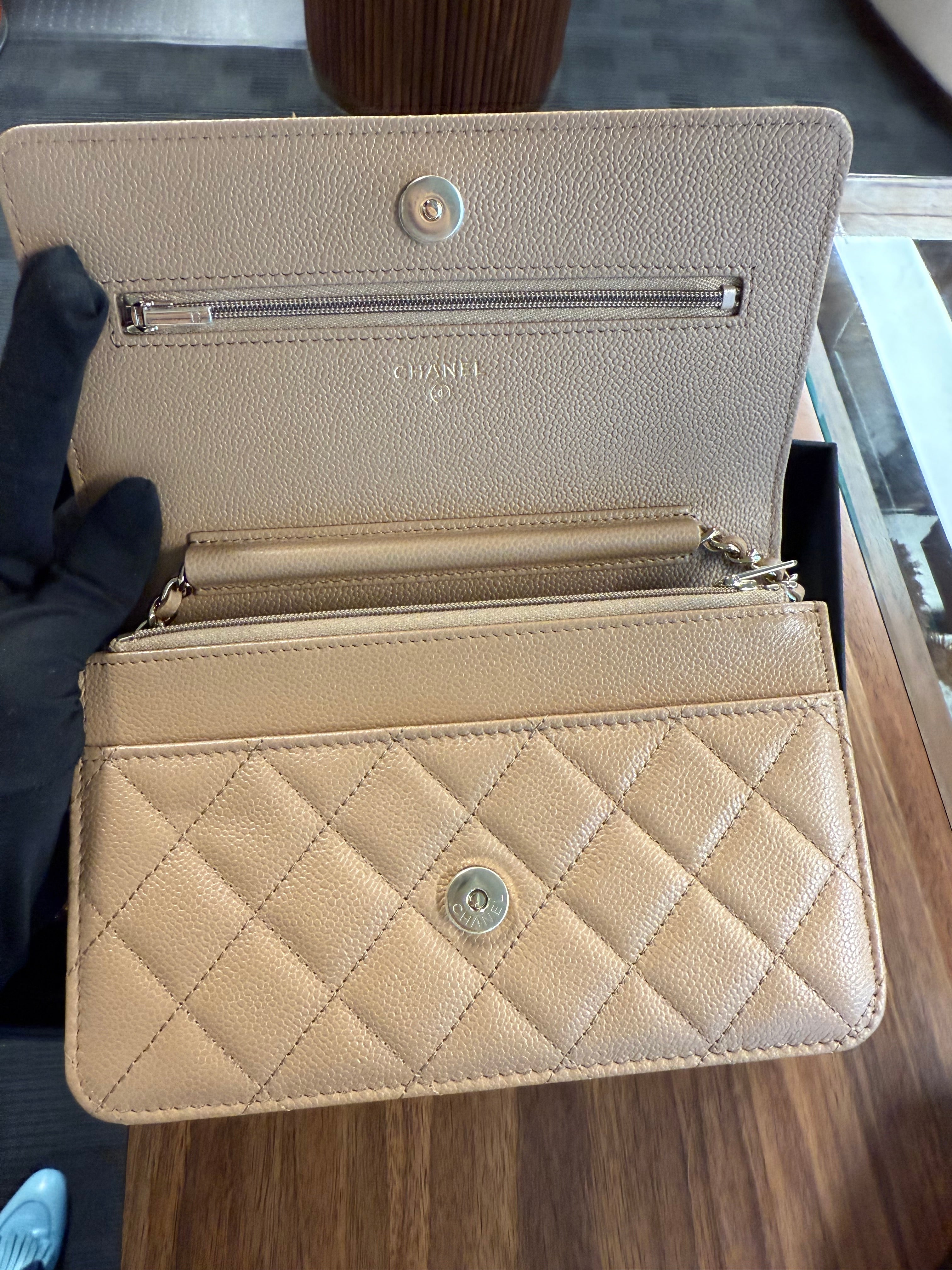 CHANEL WOC BEIGE LIMITED EIDTON CAVIAR GHW