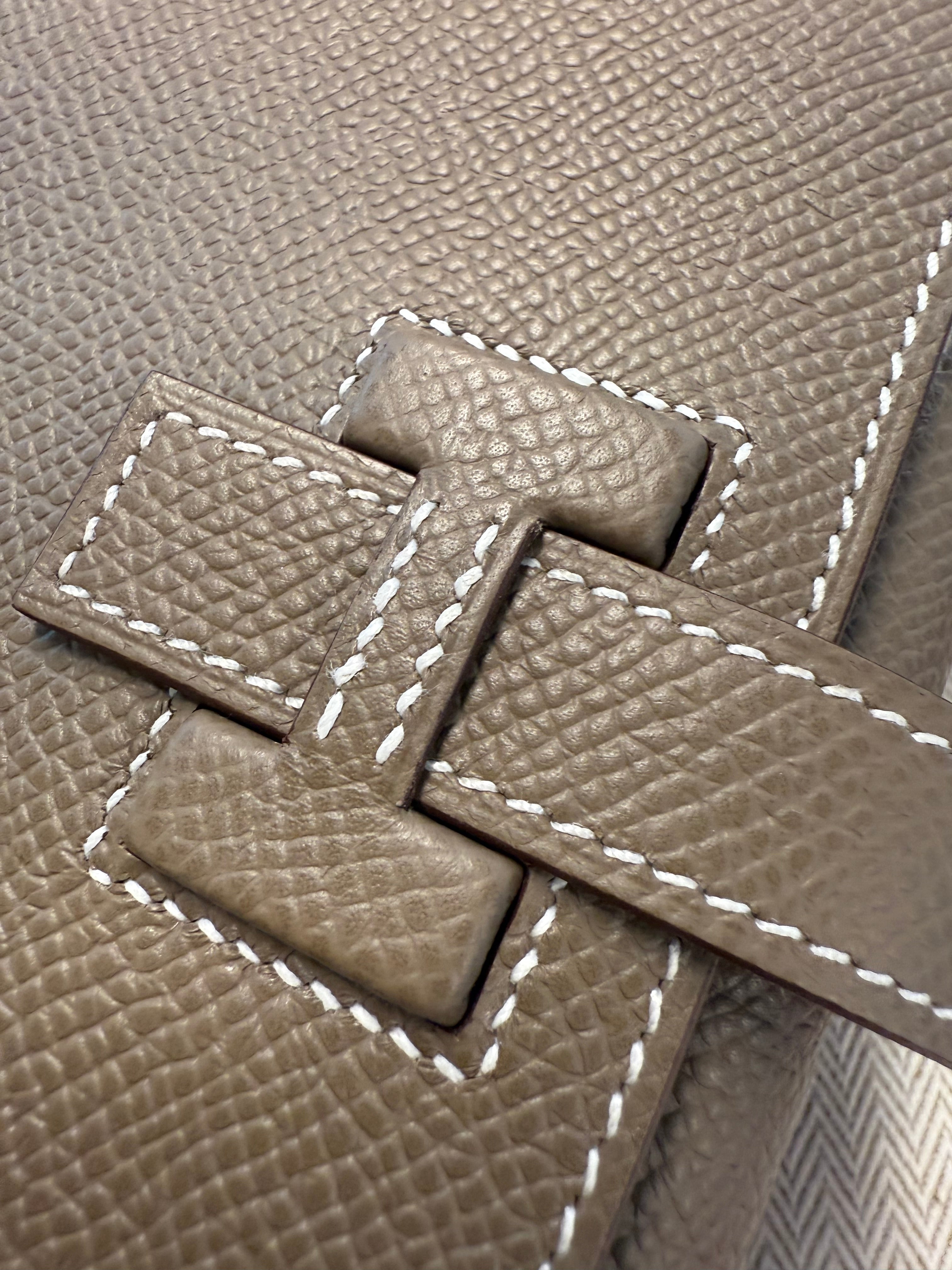 NEW H HERMES PASSANT TOUTENMAIN  WALLET ETOUPE