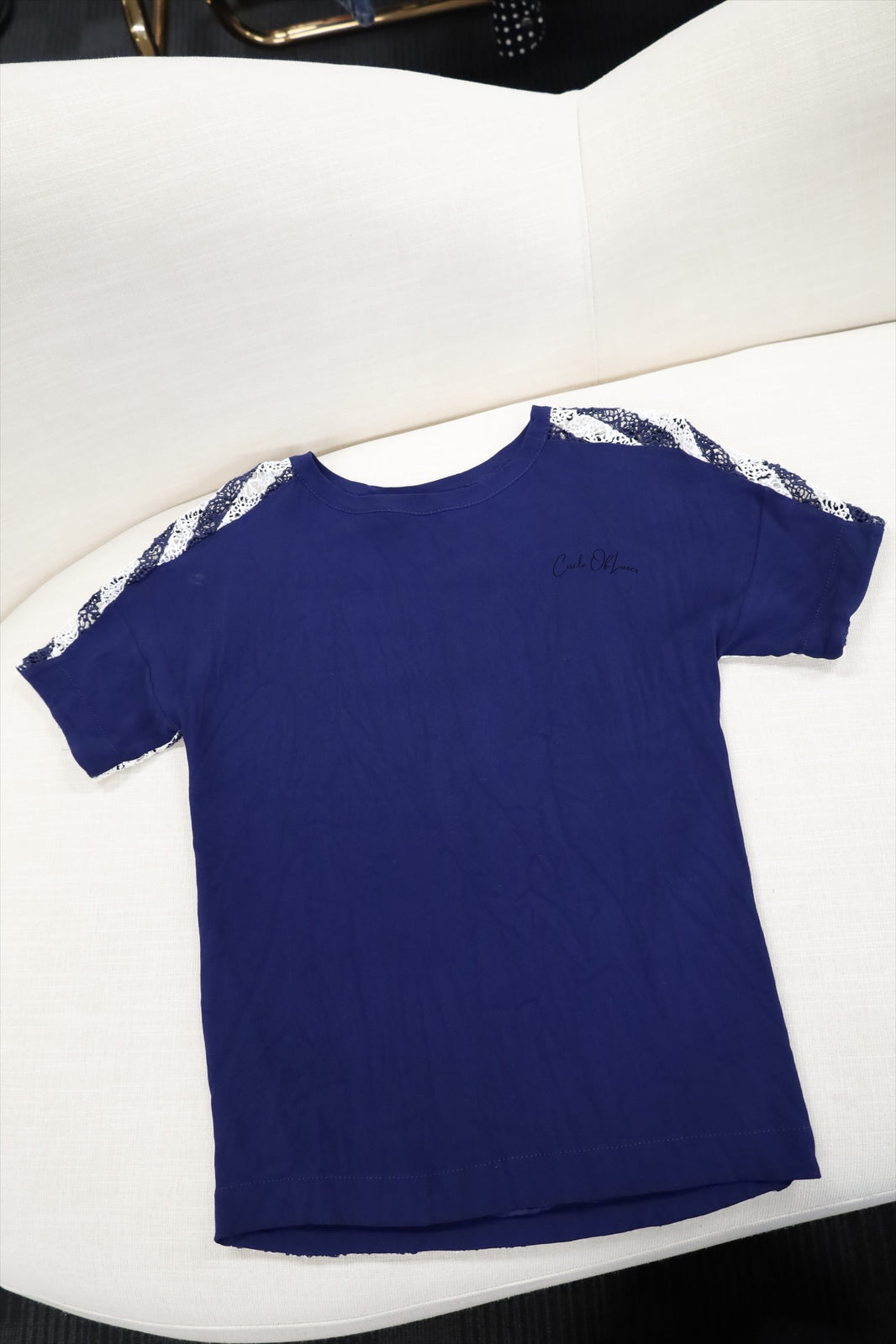 LOUIS VUITTON BLUE T-SHIRT XS