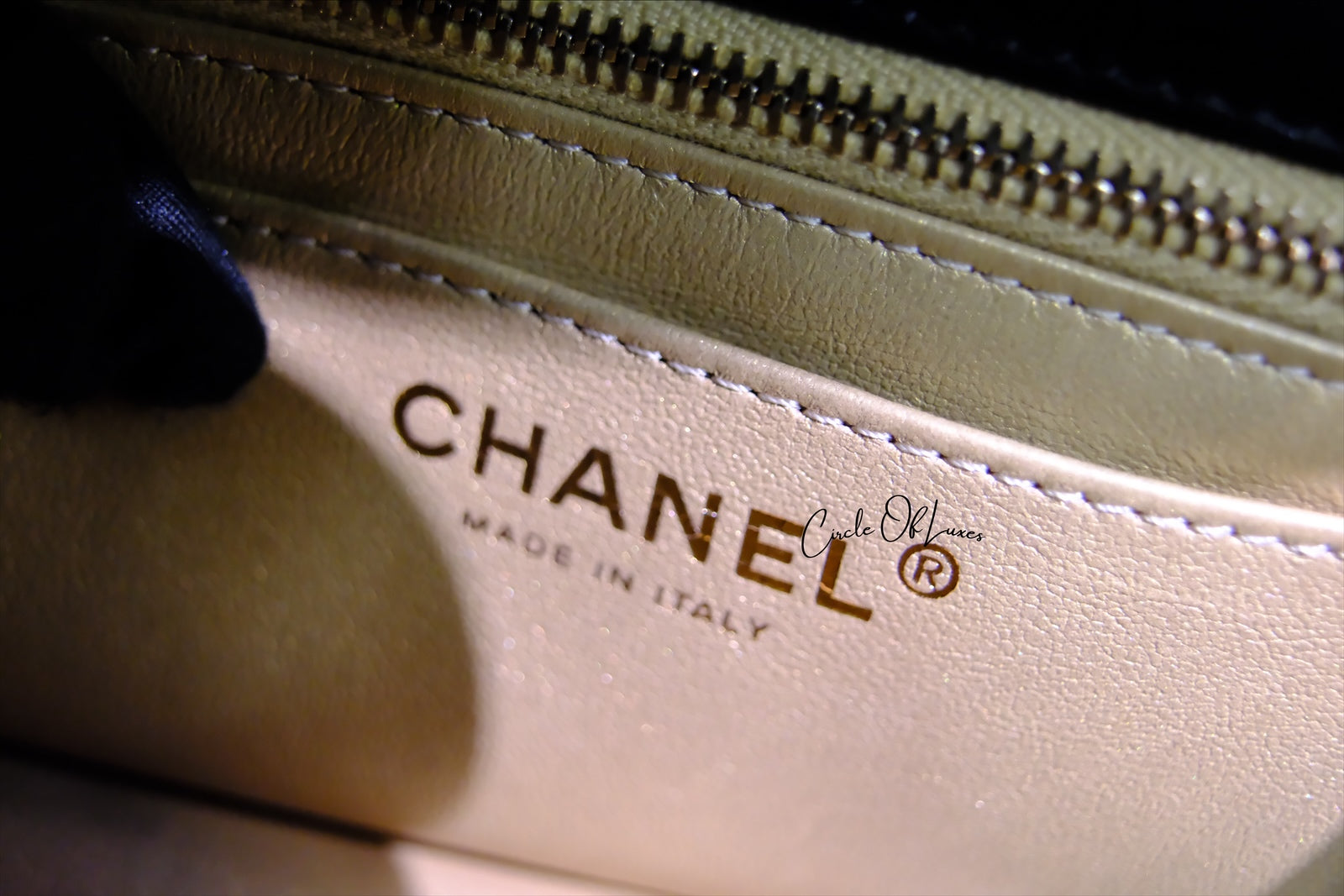 CHANEL MINI RECTANGLE PEARL CRUSH BLACK