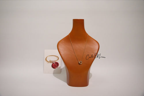 CARTIER LOVE NECKLACE DIAMONDS PAVÉ ROSE GOLD
