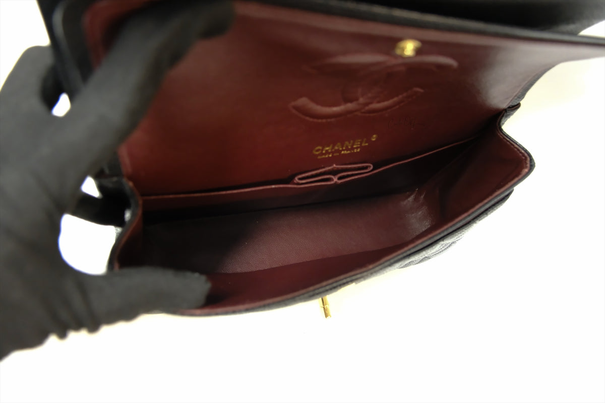 CHANEL CLASSIC BLACK CAVIAR GHW