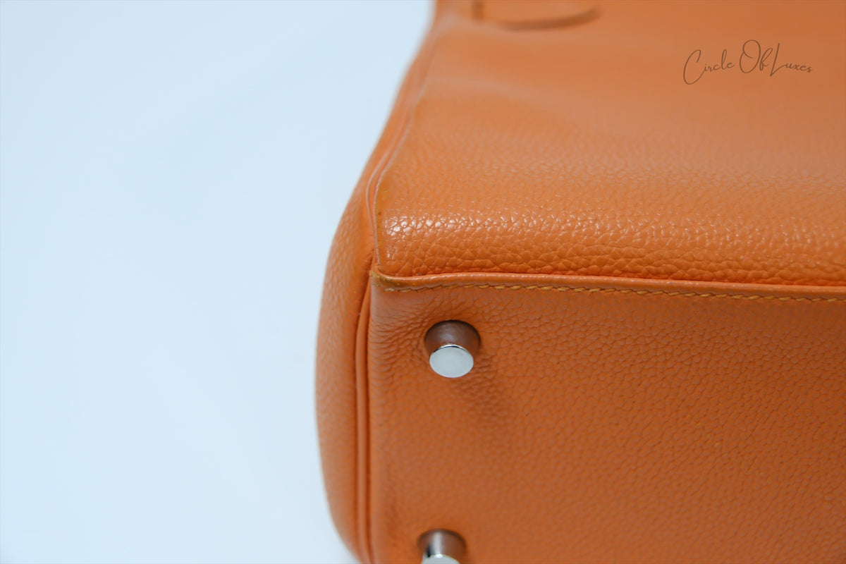 HERMES KELLY 28 TOGO ORANGE SHW