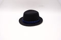 HERMES BLACK COTTON HAT 58cm