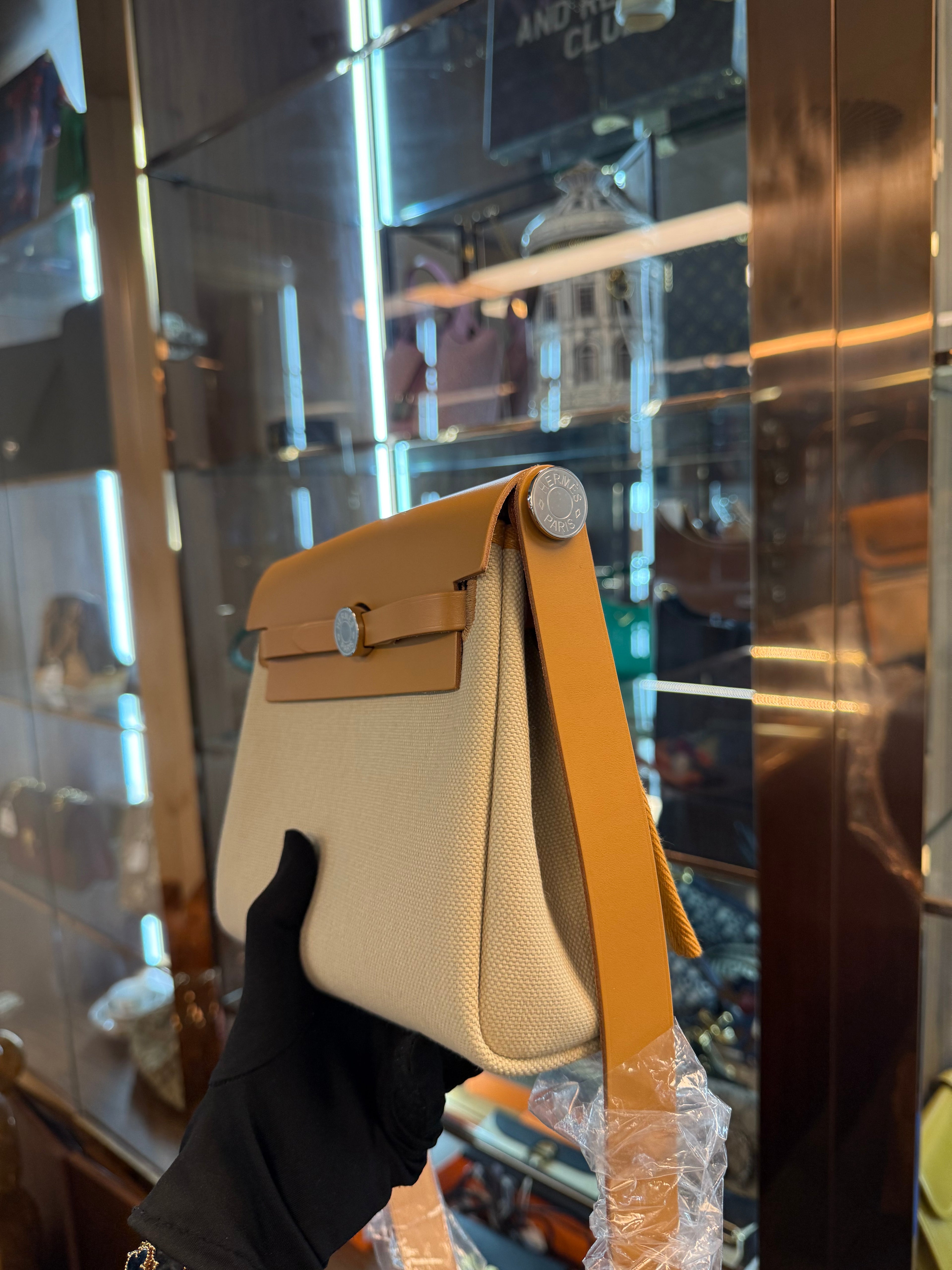 HERMES HERBAG MINI STAMP W