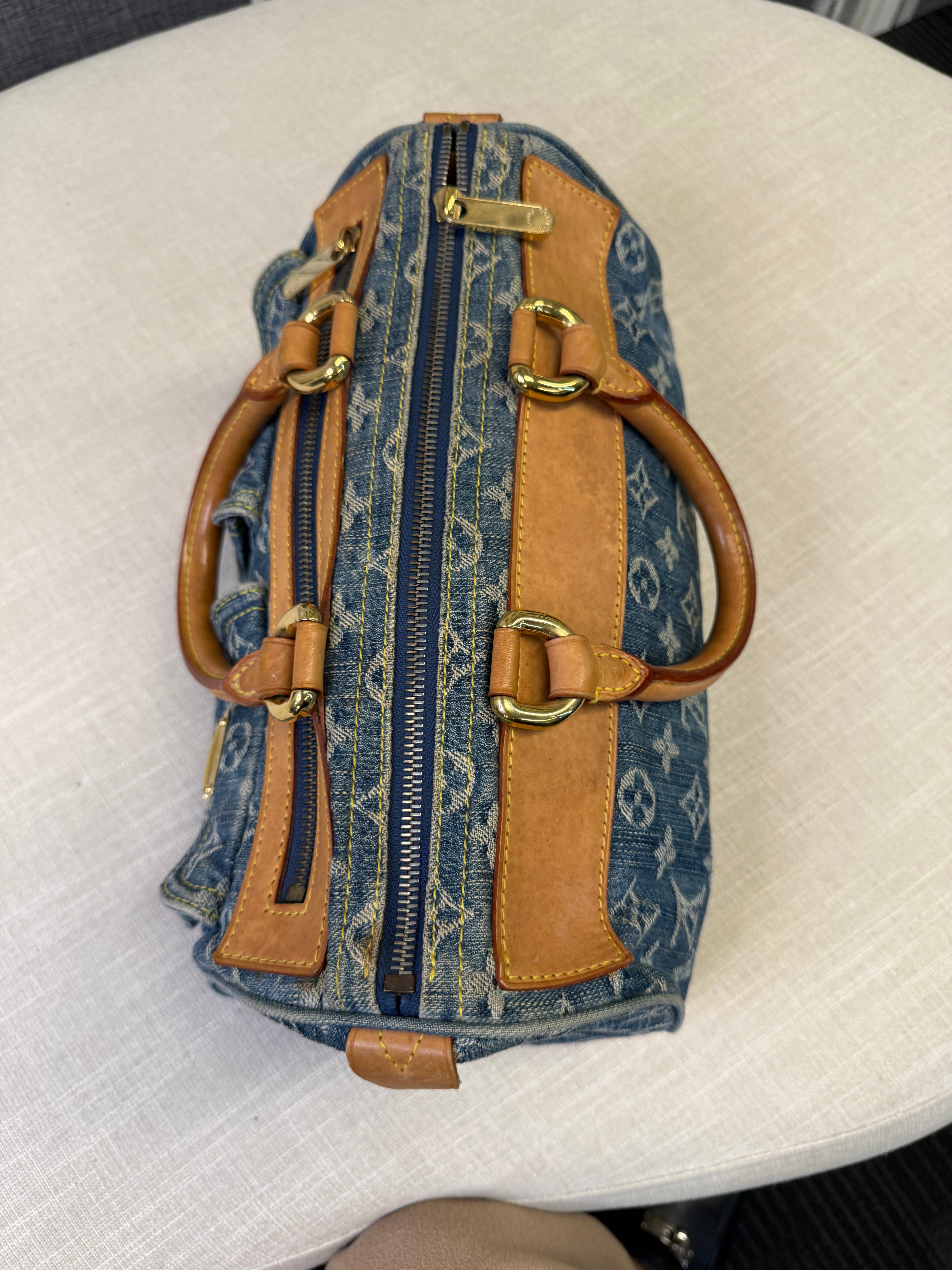 LOUIS VUITTON SPEEDY NOE  DENIM
