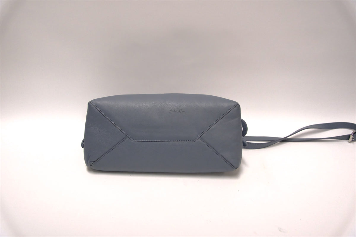 KENZO BLUE/GREY LEATHER BAG