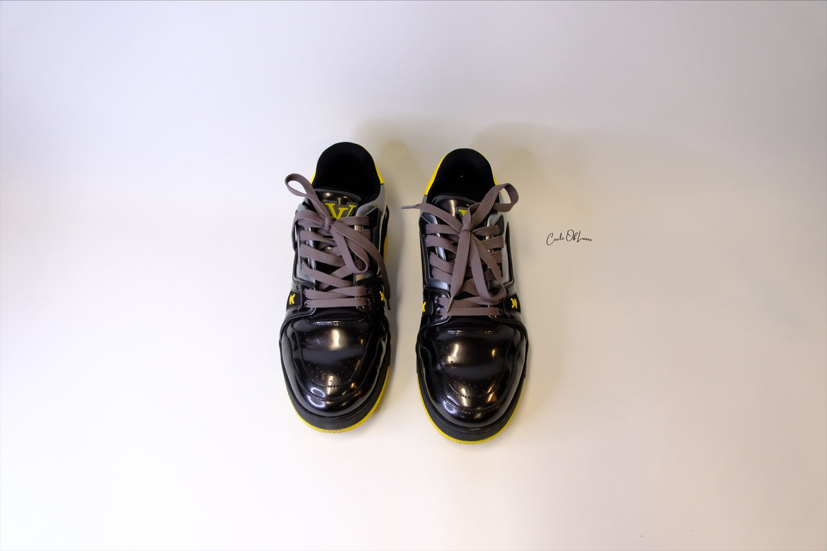 LOUIS VUITTON PATENT TRAINER SNEAKER SIZE