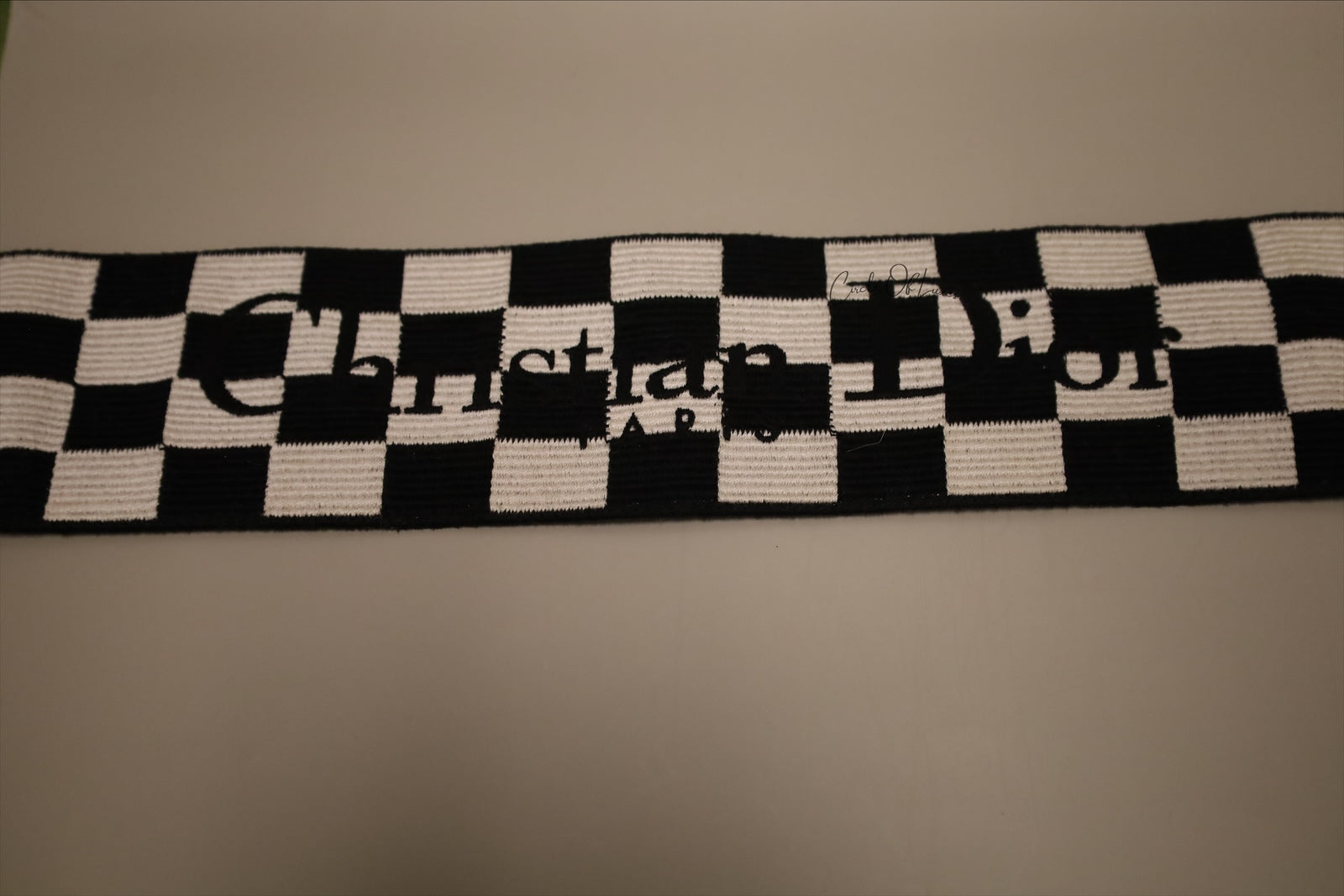 CHRISTIAN DIOR STRAP BLACK/WHITE
