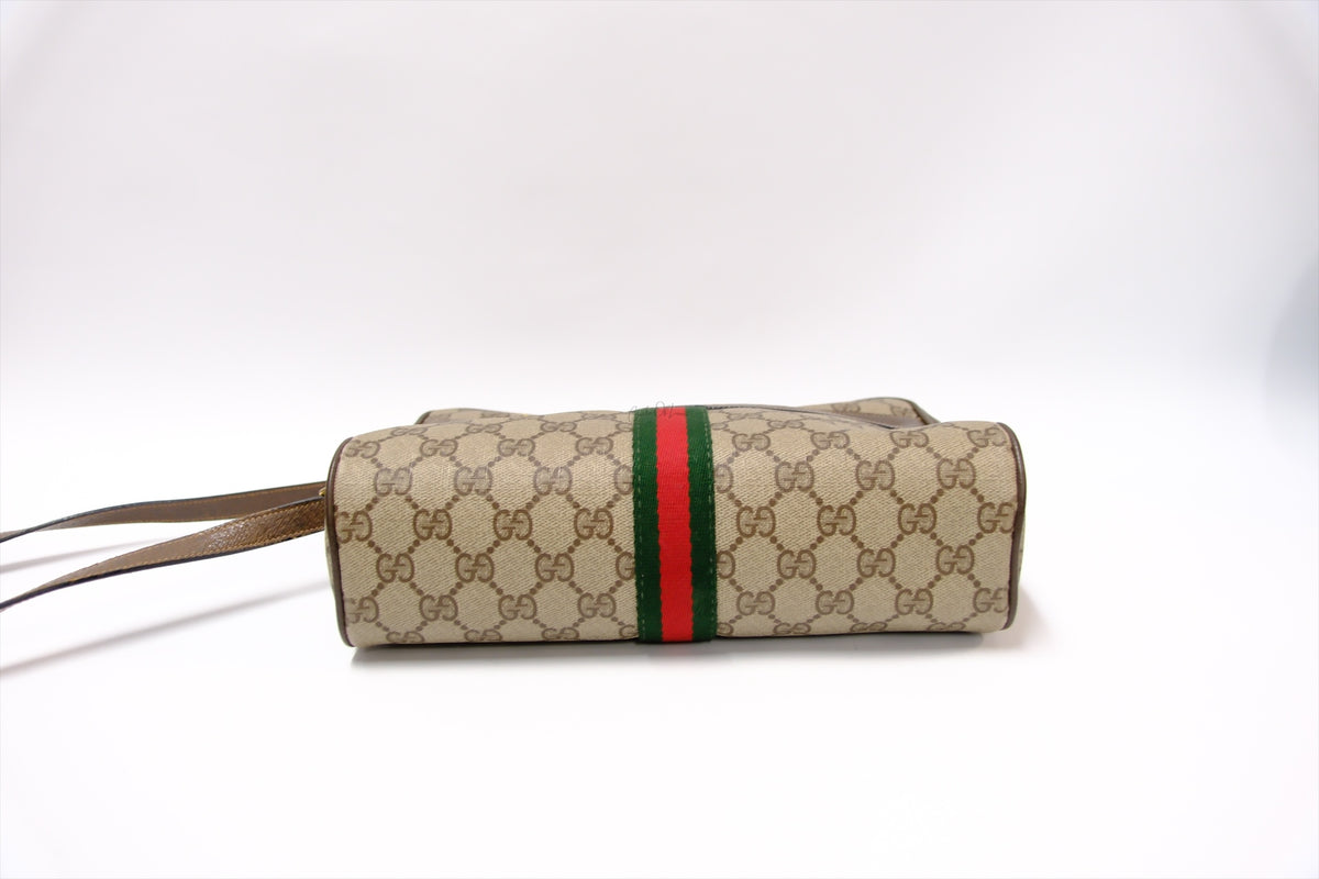 GUCCI VINTAGE CAMERA CANVAS BAG