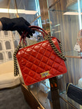 CHANEL RED CAFSKIN GHW