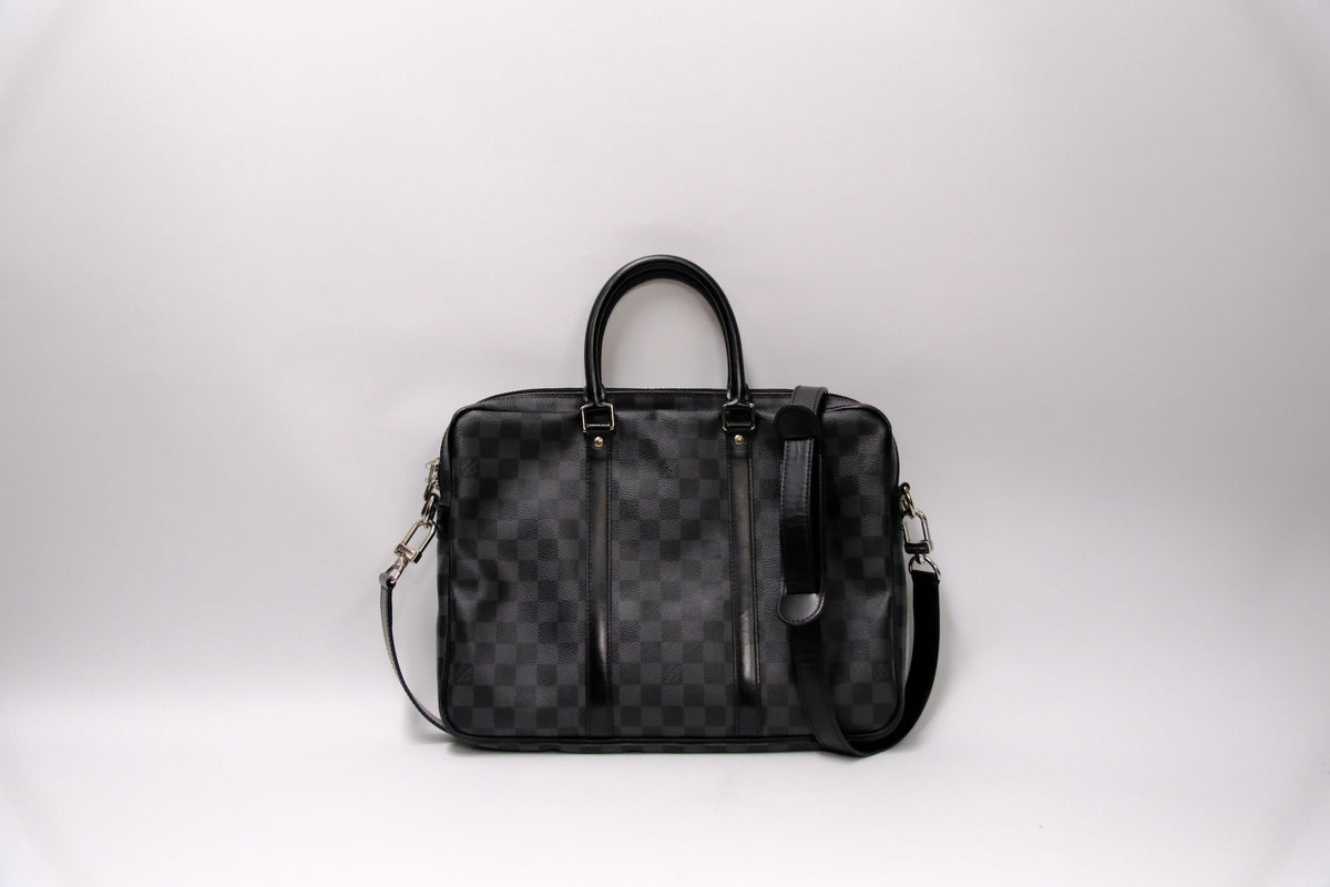 Louis Vuitton Porte-Documents Voyage PM  Damier Graphite Canvas SHW