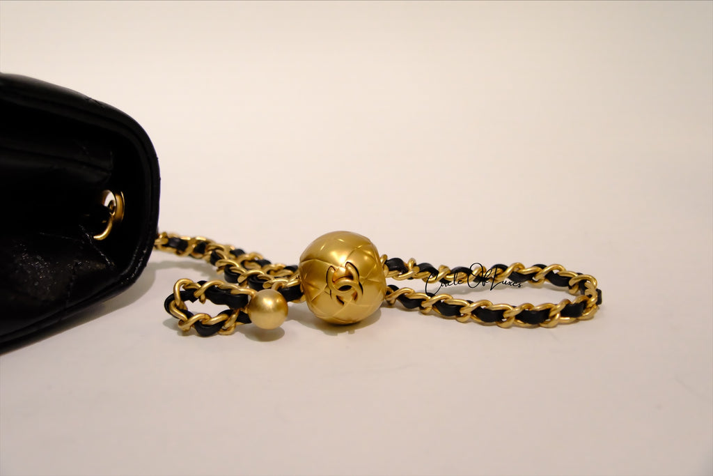 CHANEL MINI RECTANGLE PEARL CRUSH BLACK