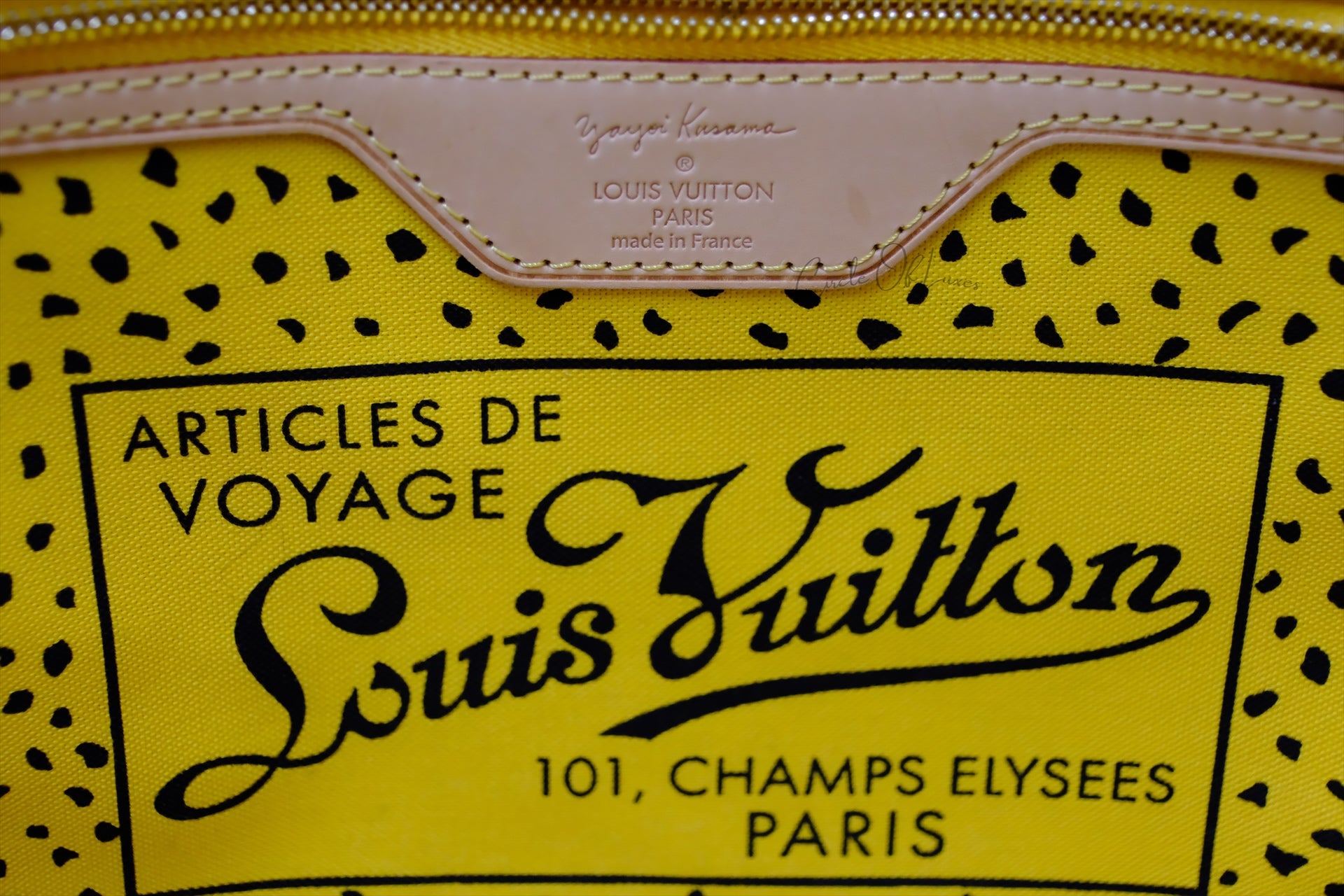 LOUIS VUITTON  NEVERFULL MM YAJOI KUSAMA LIMITED EDITION