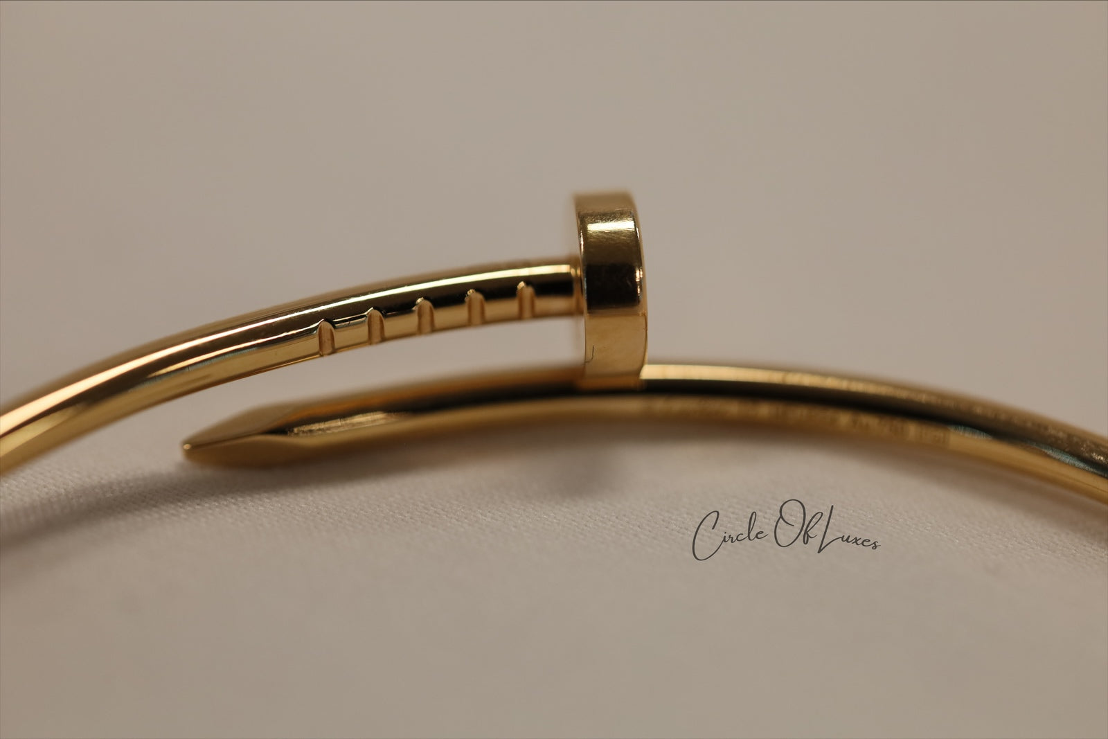 CARTIER JUSTE UNCLOU BRACELET SIZE 15 SMALL MODEL ROSE GOLD