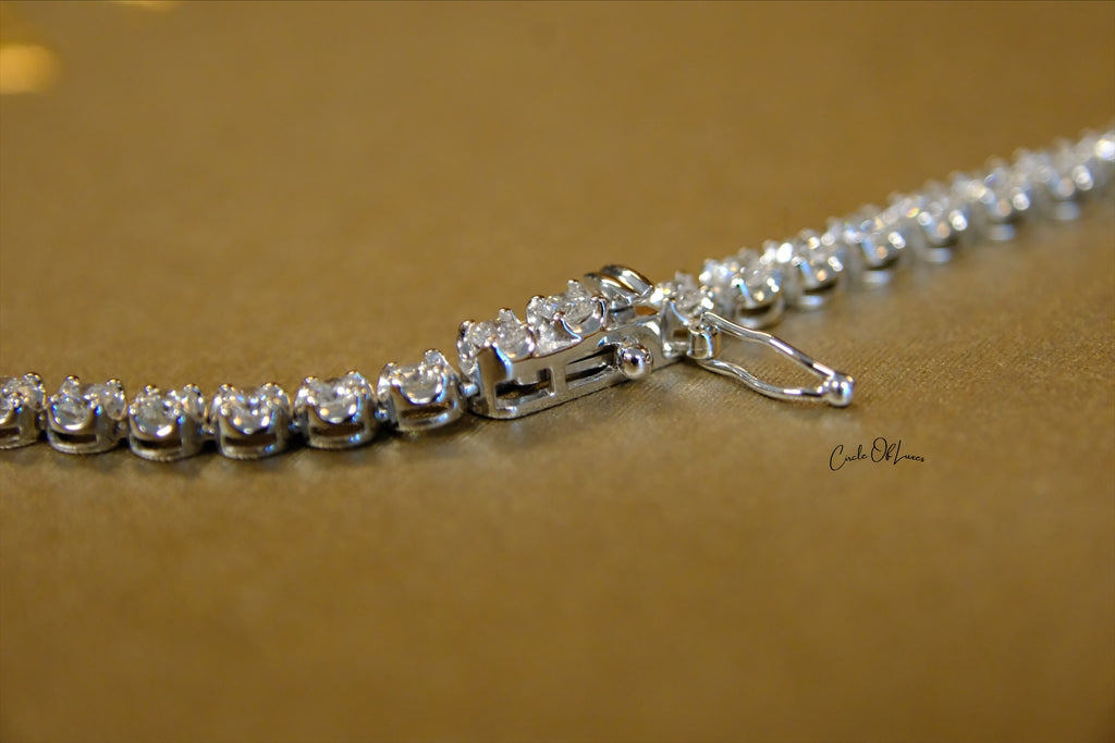 TENNIS NECKLACE DIAMONDS WHITE  GOLD