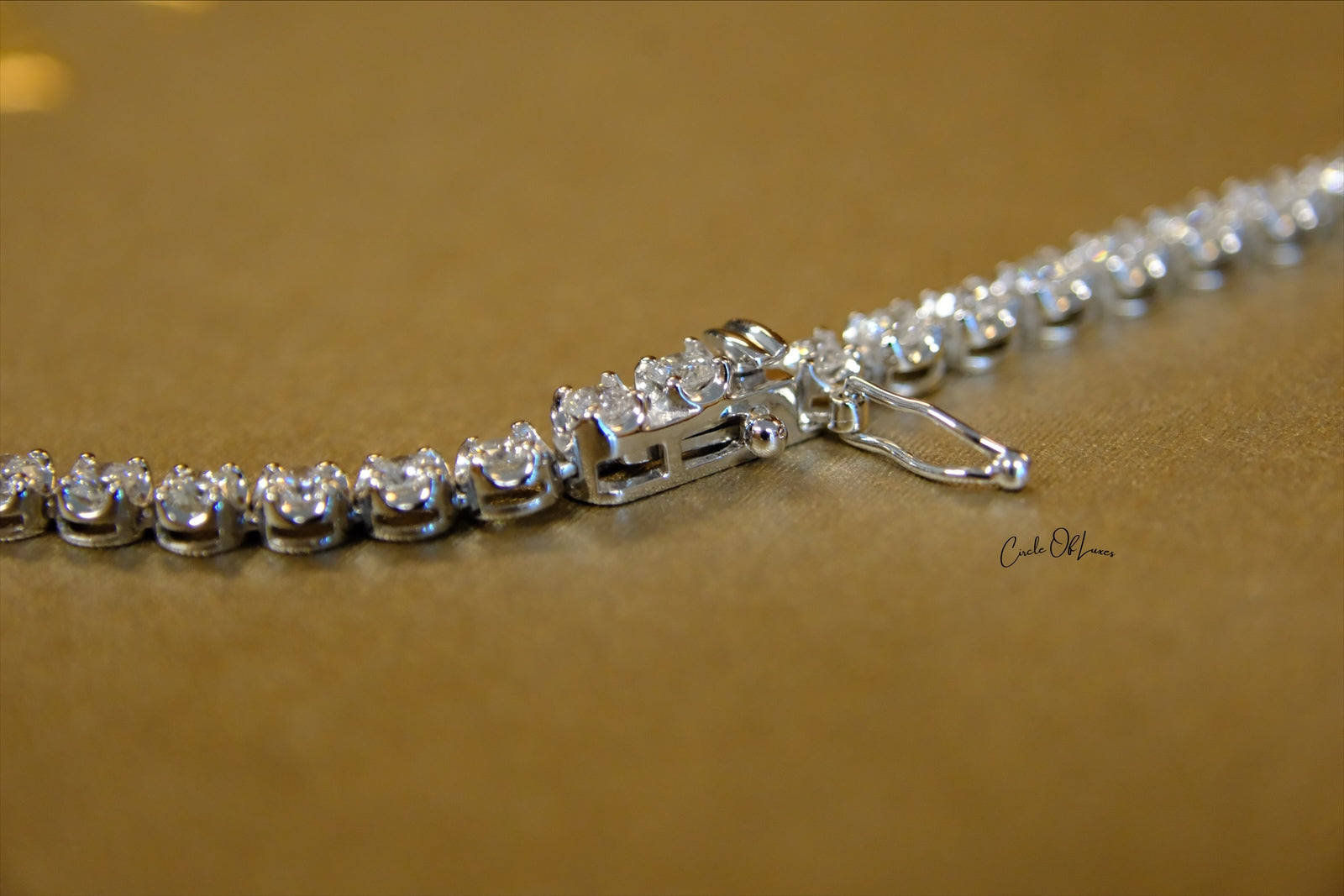TENNIS NECKLACE DIAMONDS WHITE  GOLD