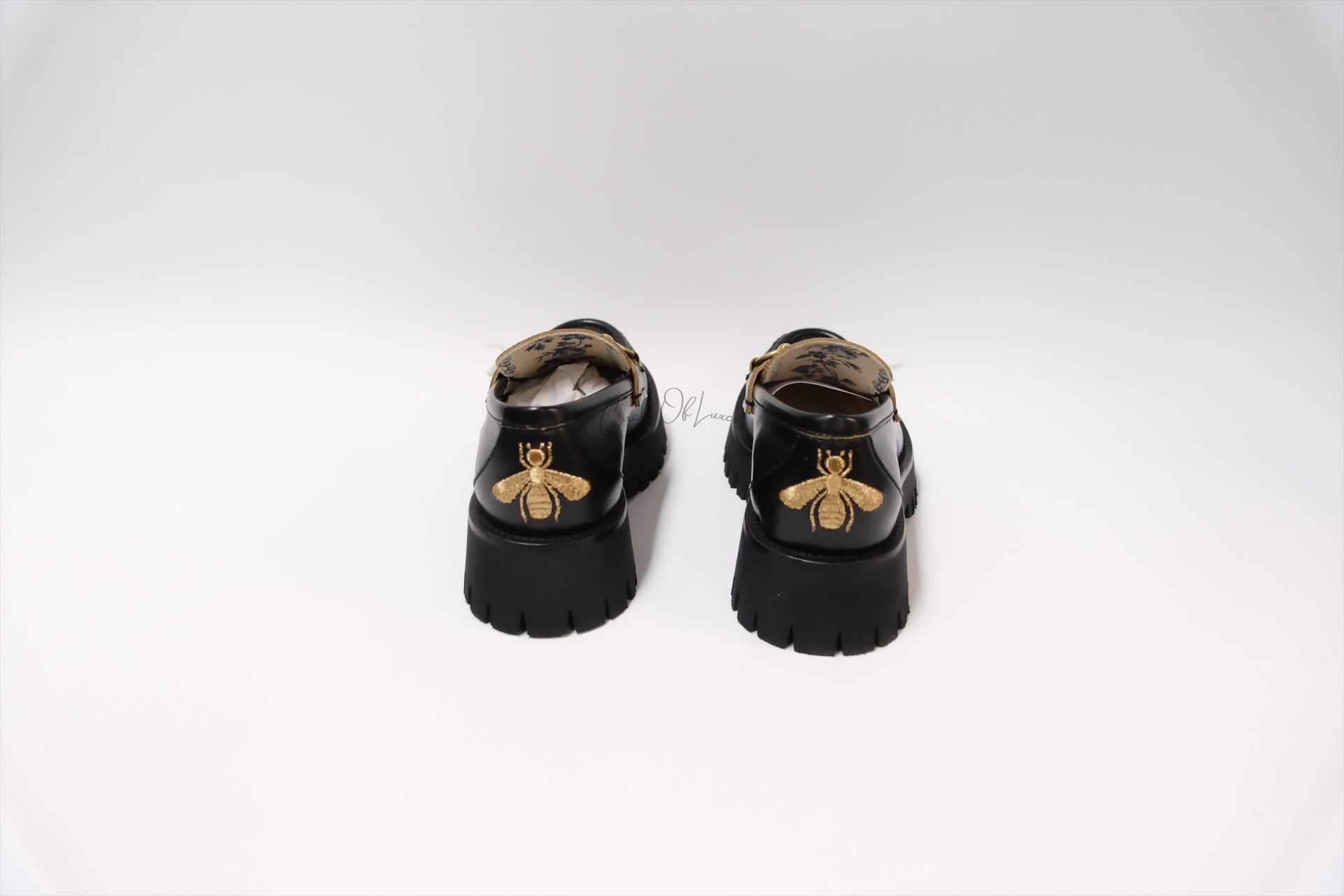 GUCCI LOAFER PLATFORM SIZE 34.5