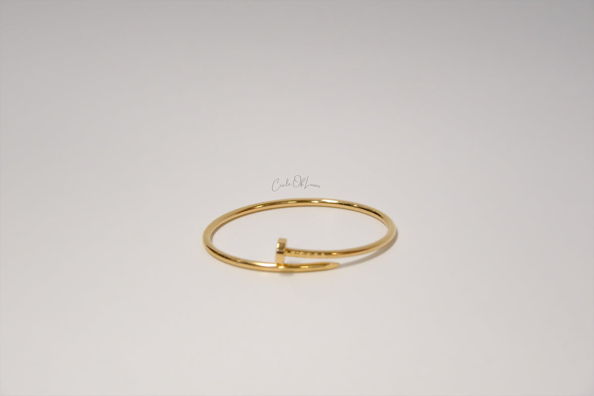 CARTIER JUSTE UNCLOU BRACELET SIZE 15 SMALL MODEL ROSE GOLD