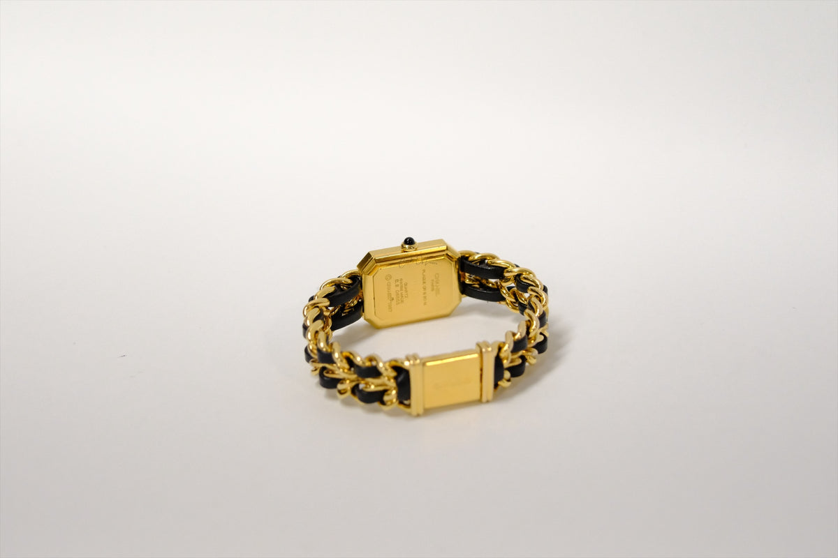 CHANEL VINTAGE WATCH 24K PLATE SIZE M
