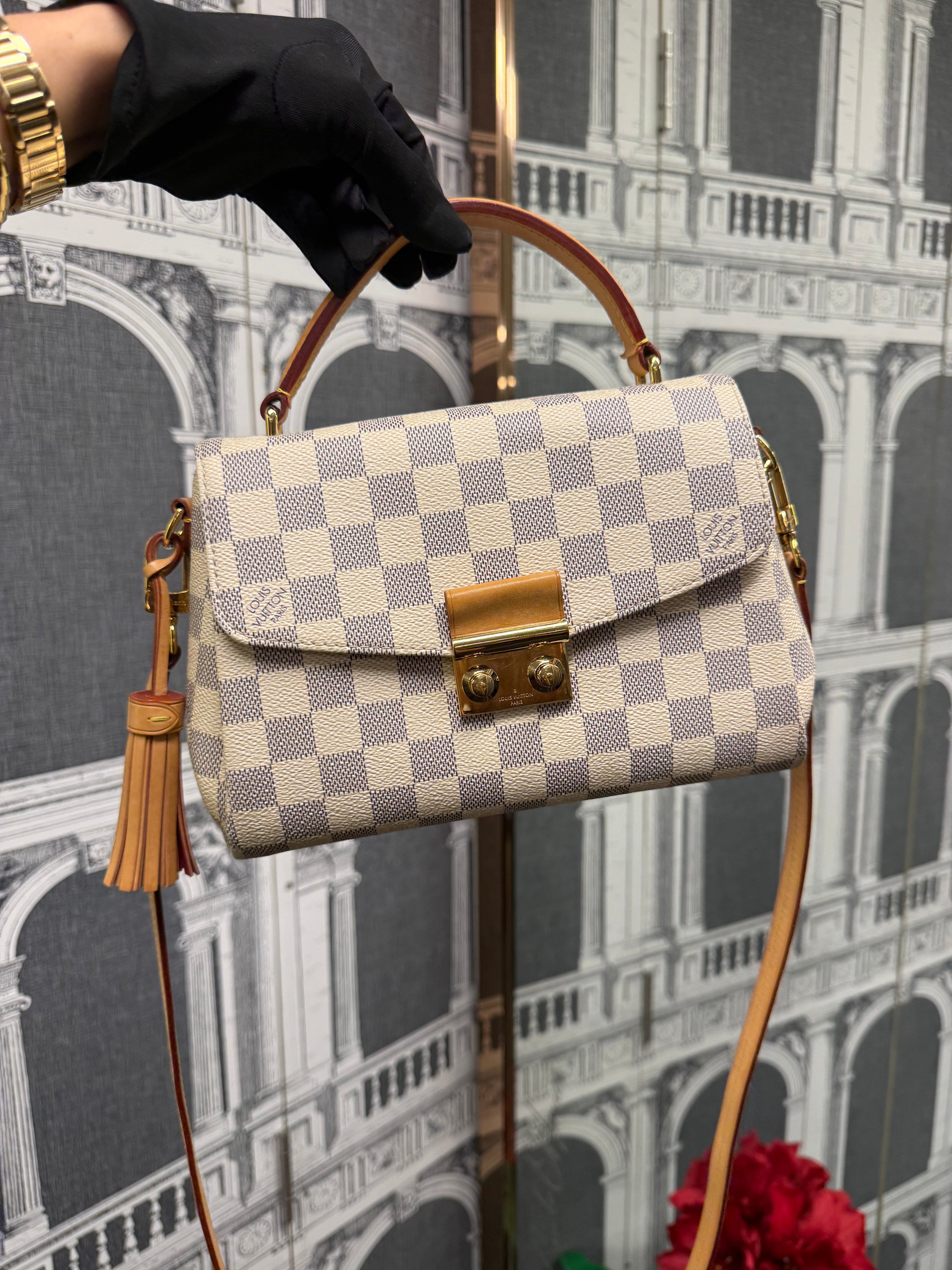 LOUIS VUITTON CROISETTE DAMIER AZUR