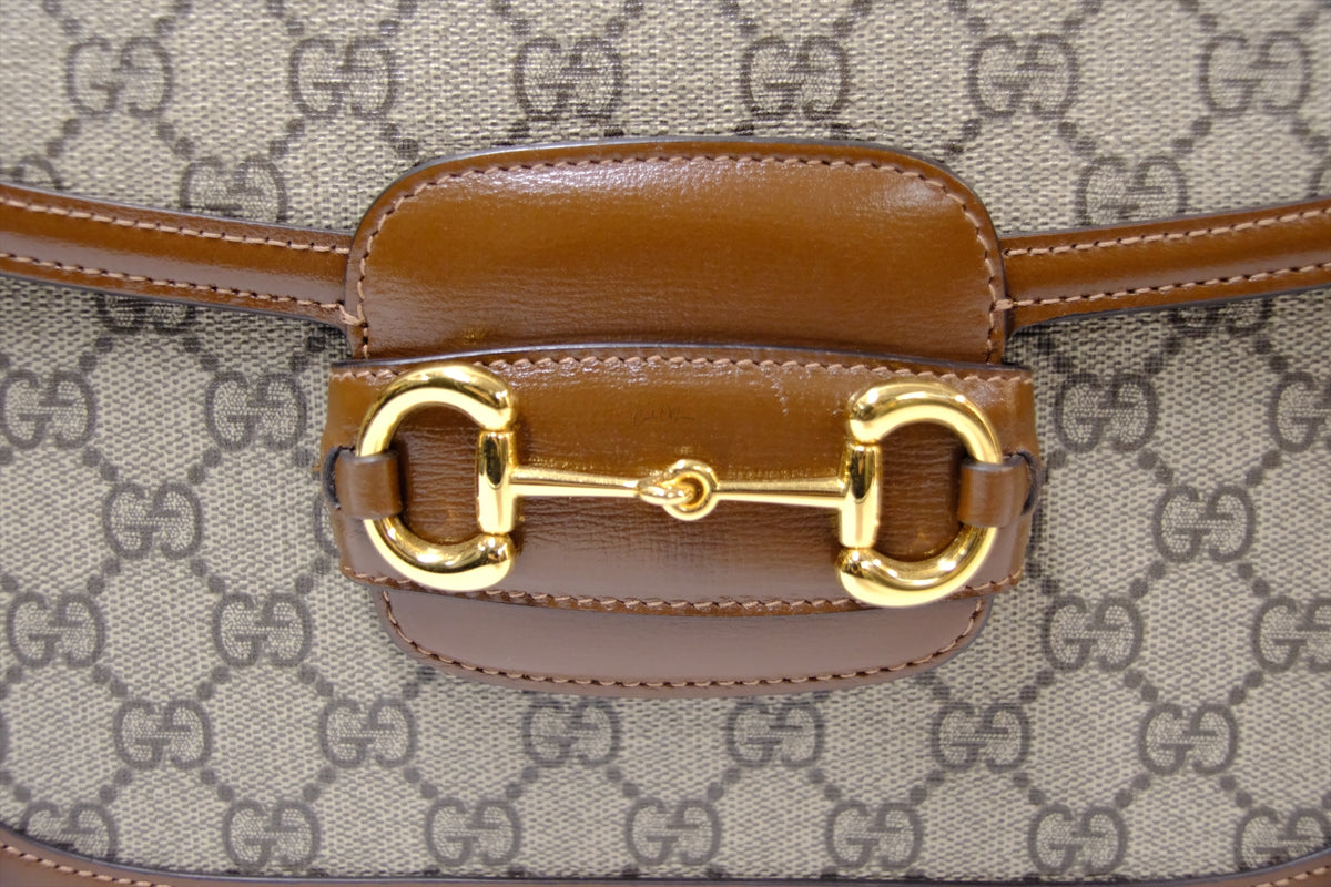 GUCCI HORSEBIT 1955 MEDIUM CANVAS GG SUPREME