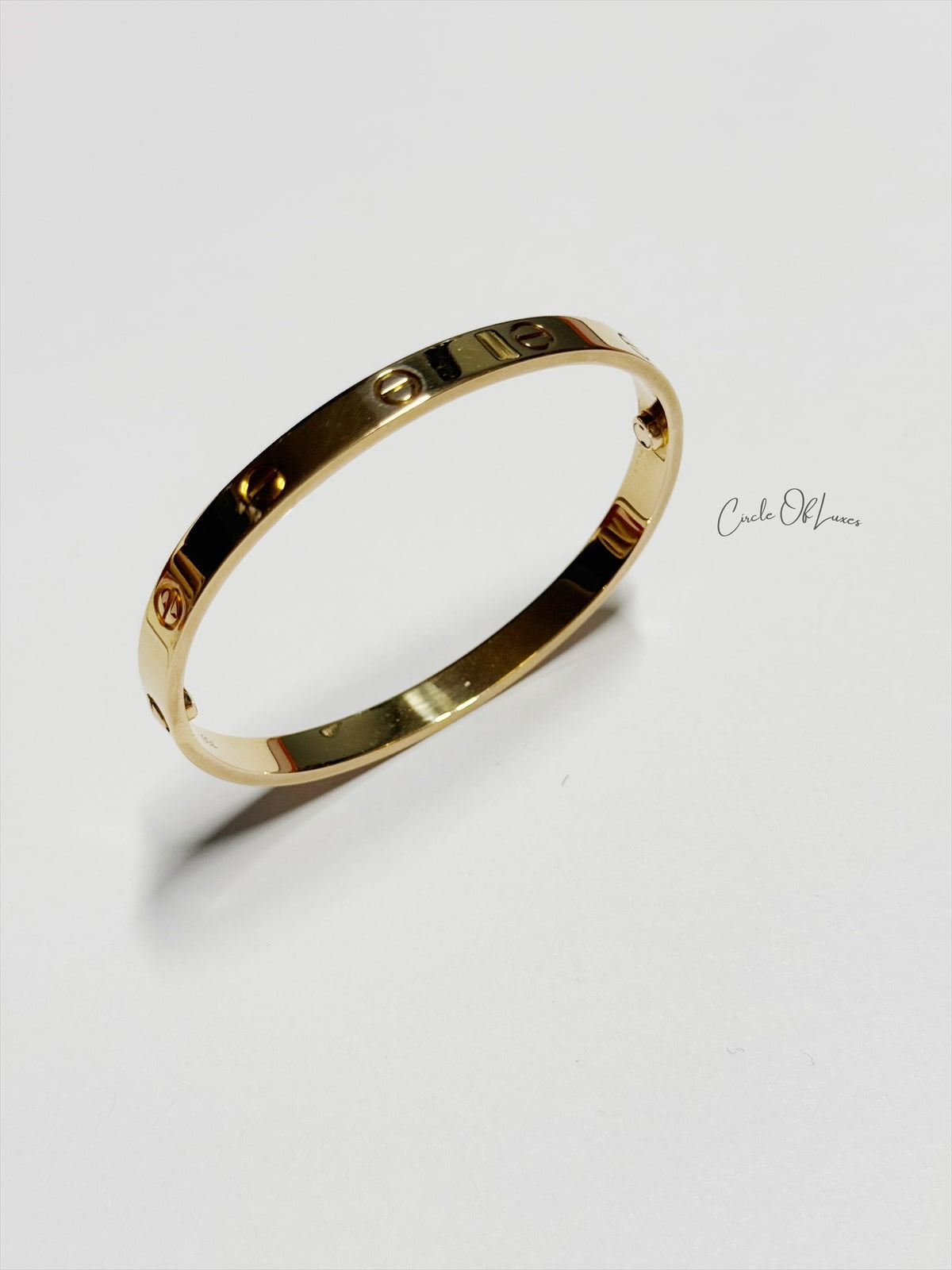 CARTIER LOVE BANGLE YELLOW GOLD SIZE 18 CLASSIC MODEL