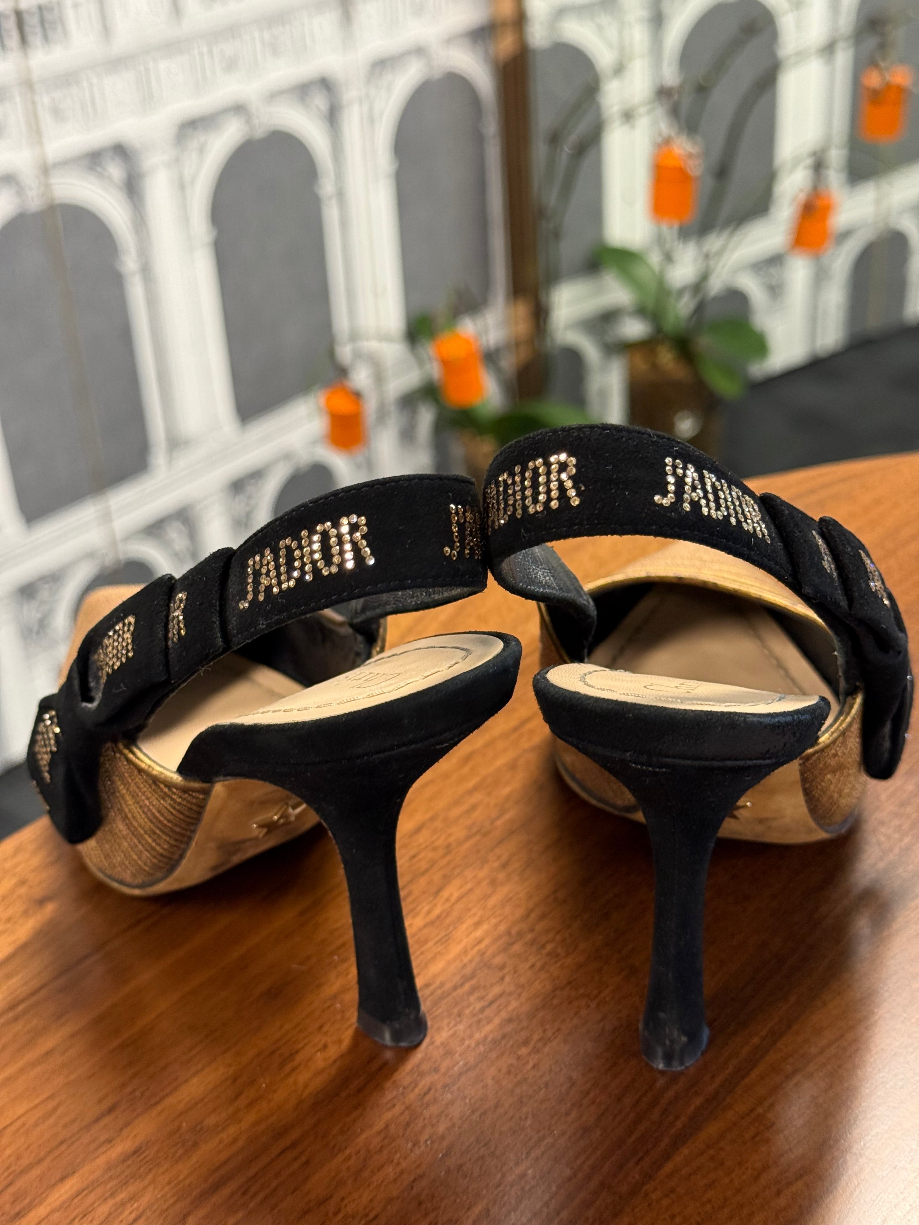 DIOR SLING BACK SHOES SIZE 36