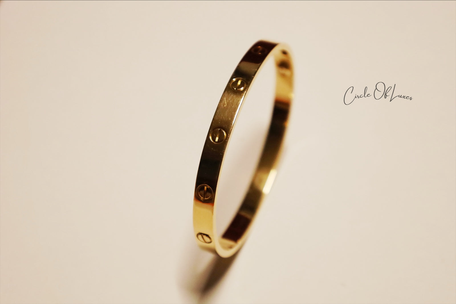 CARTIER LOVE BANGLE YELLOW GOLD SIZE 18 CLASSIC MODEL