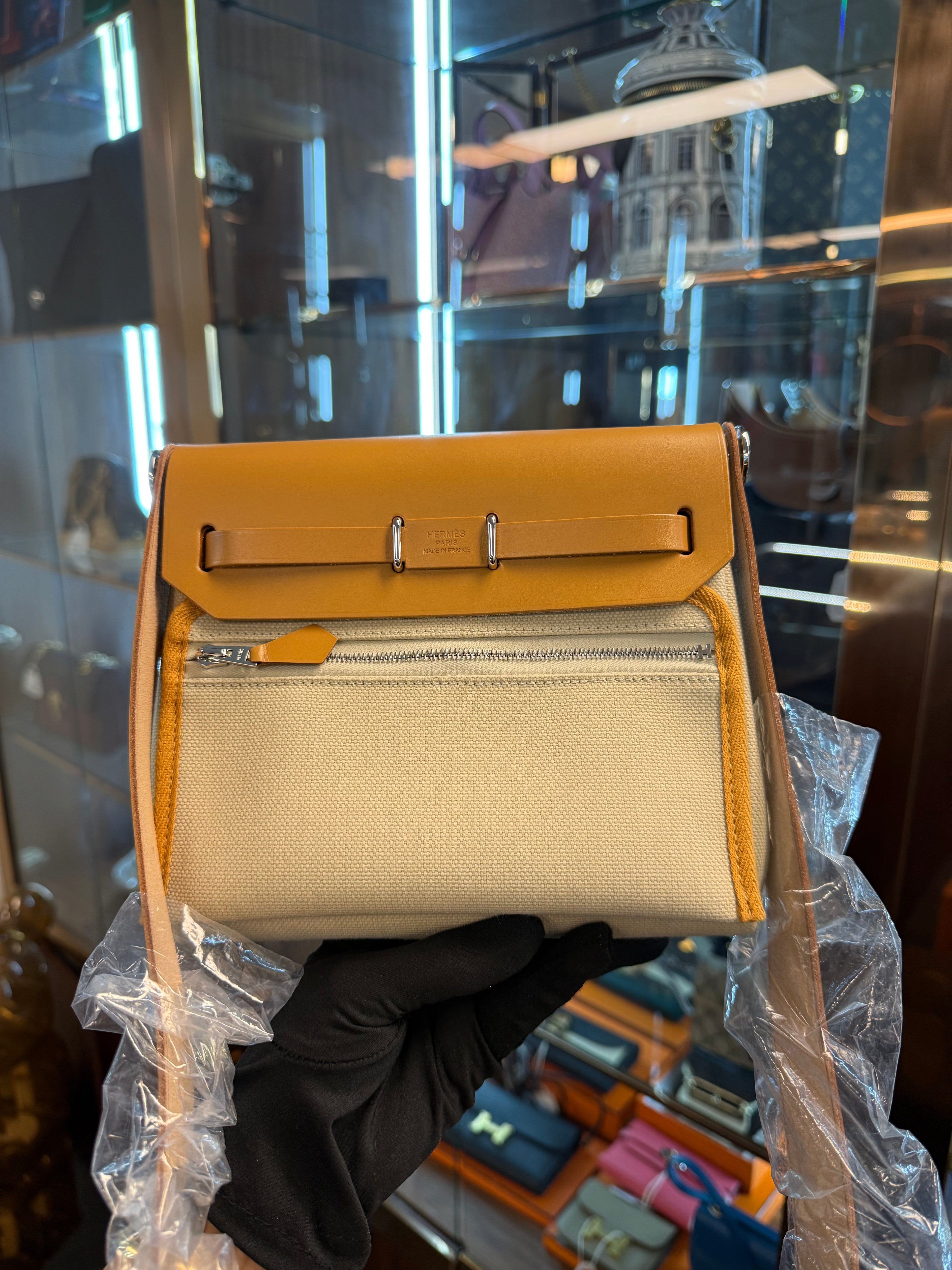 HERMES HERBAG MINI STAMP W