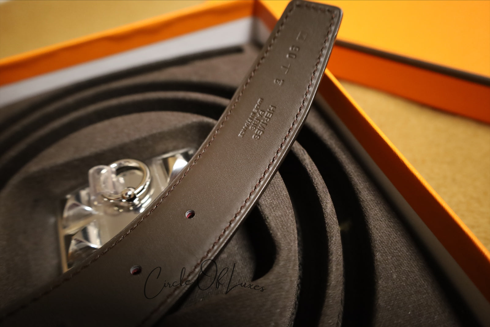 HERMES BELT SIZE 90