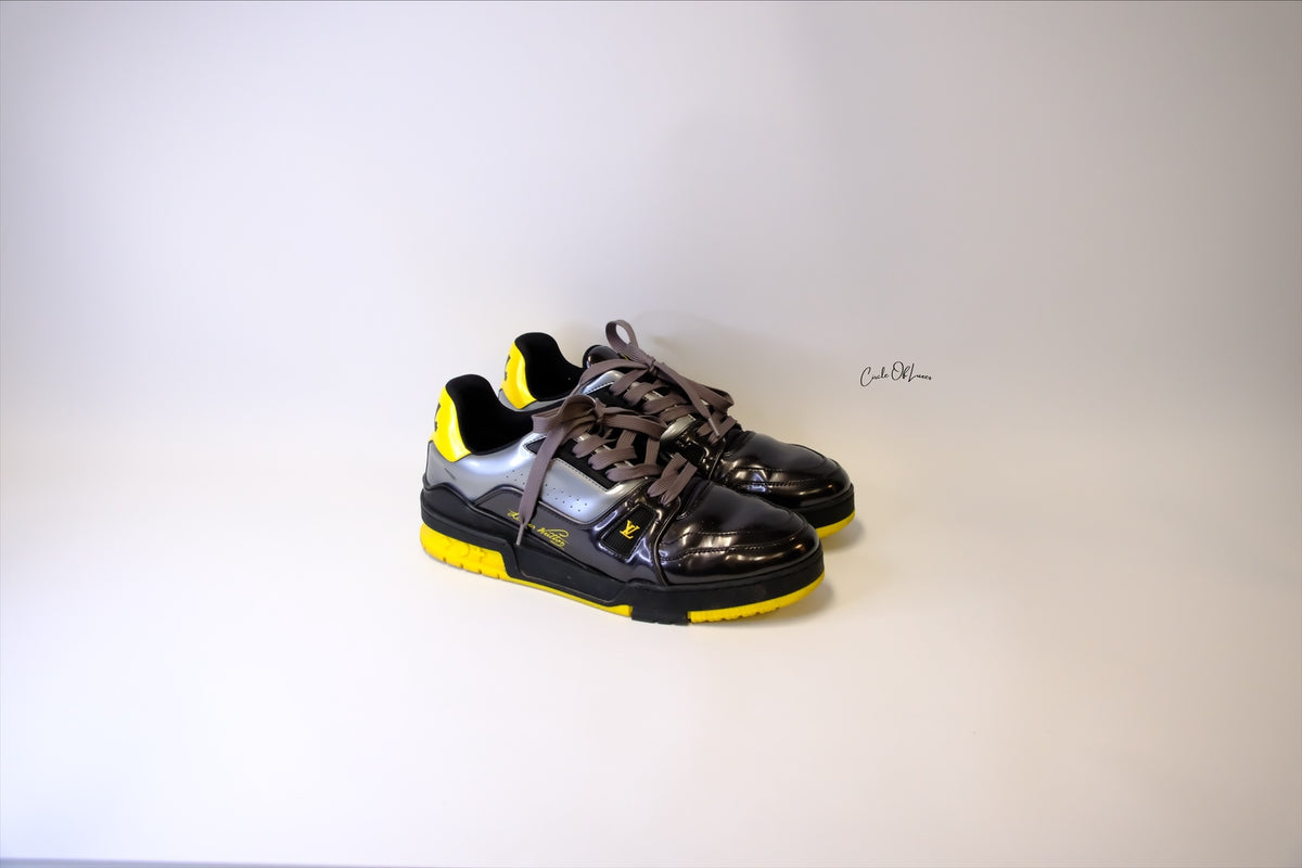 LOUIS VUITTON PATENT TRAINER SNEAKER SIZE