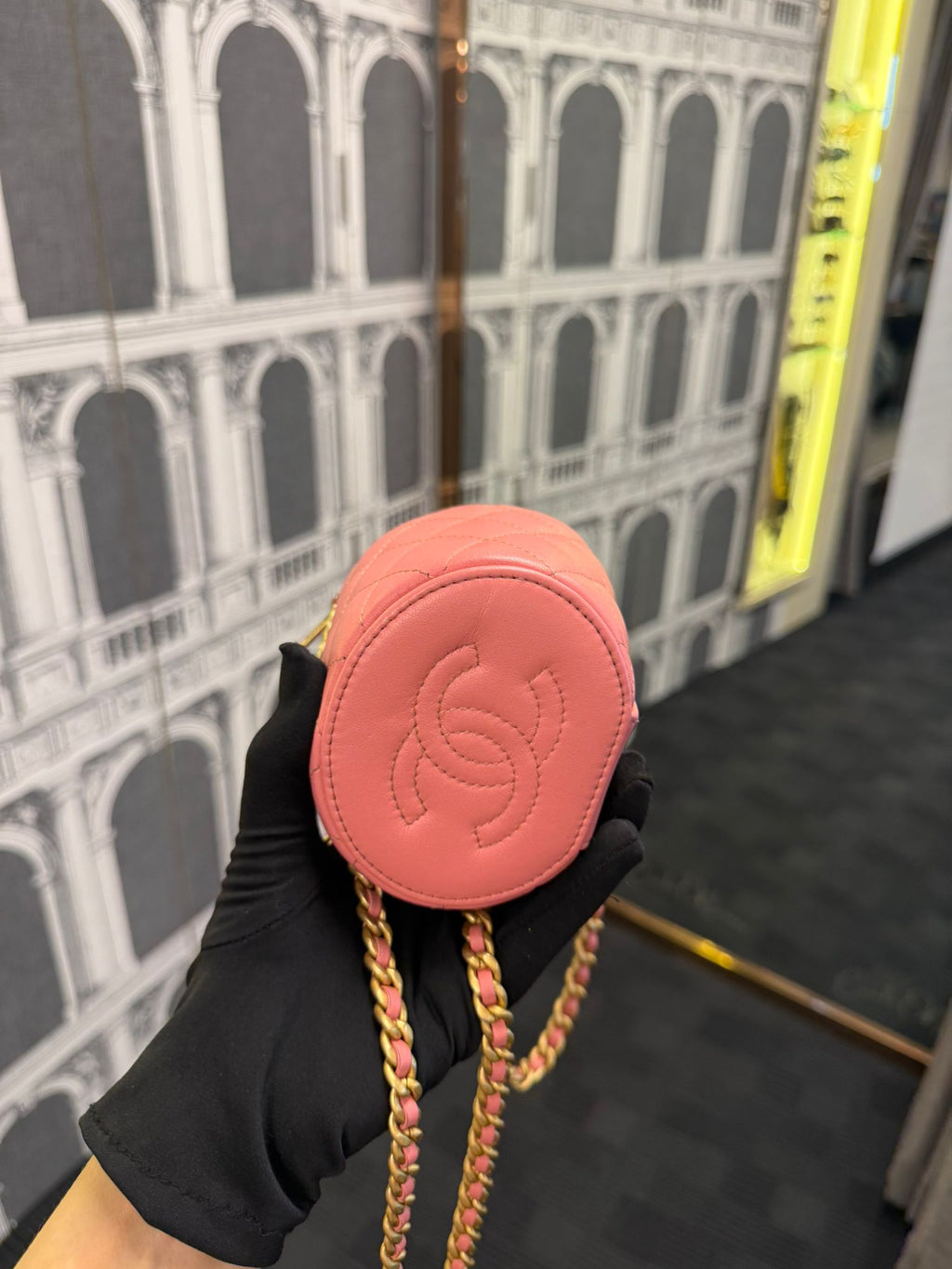 CHANEL MINI VANITY PINK BAG